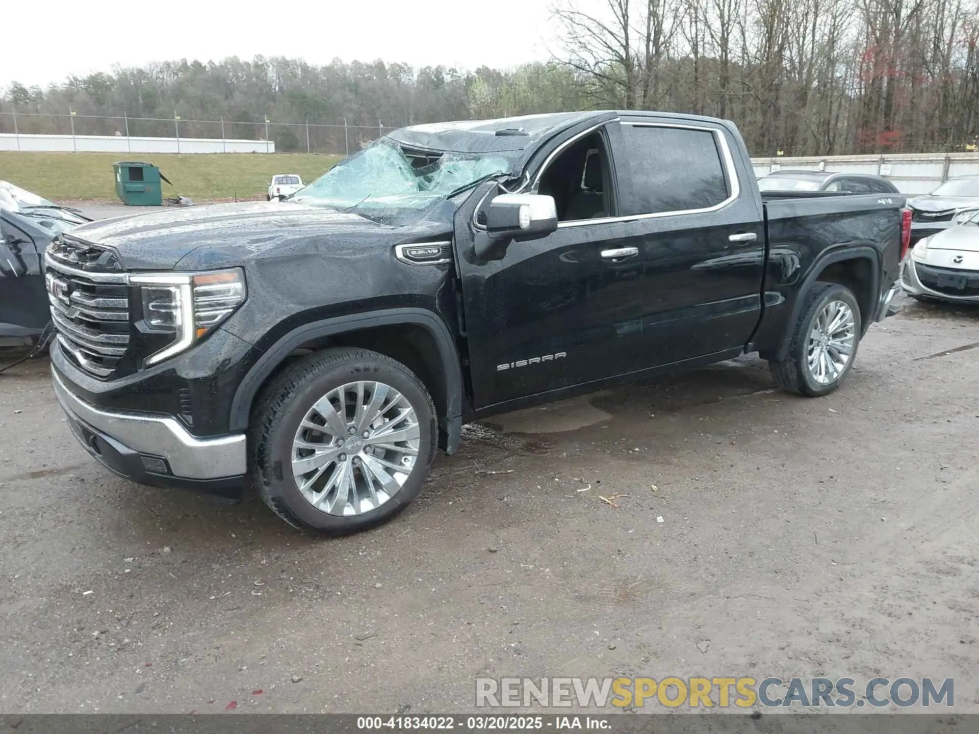 2 fotografías del automóvil dañado 1GTUUDED5NZ622976 GMC SIERRA 1500 2022