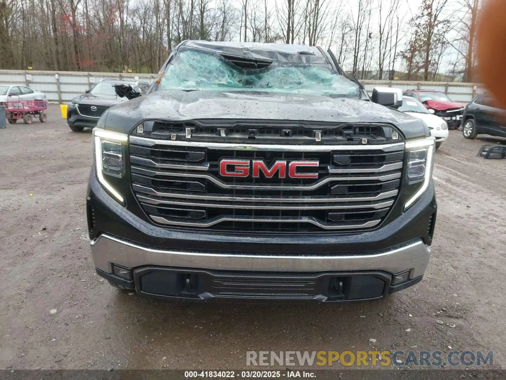 6 fotografías del automóvil dañado 1GTUUDED5NZ622976 GMC SIERRA 1500 2022