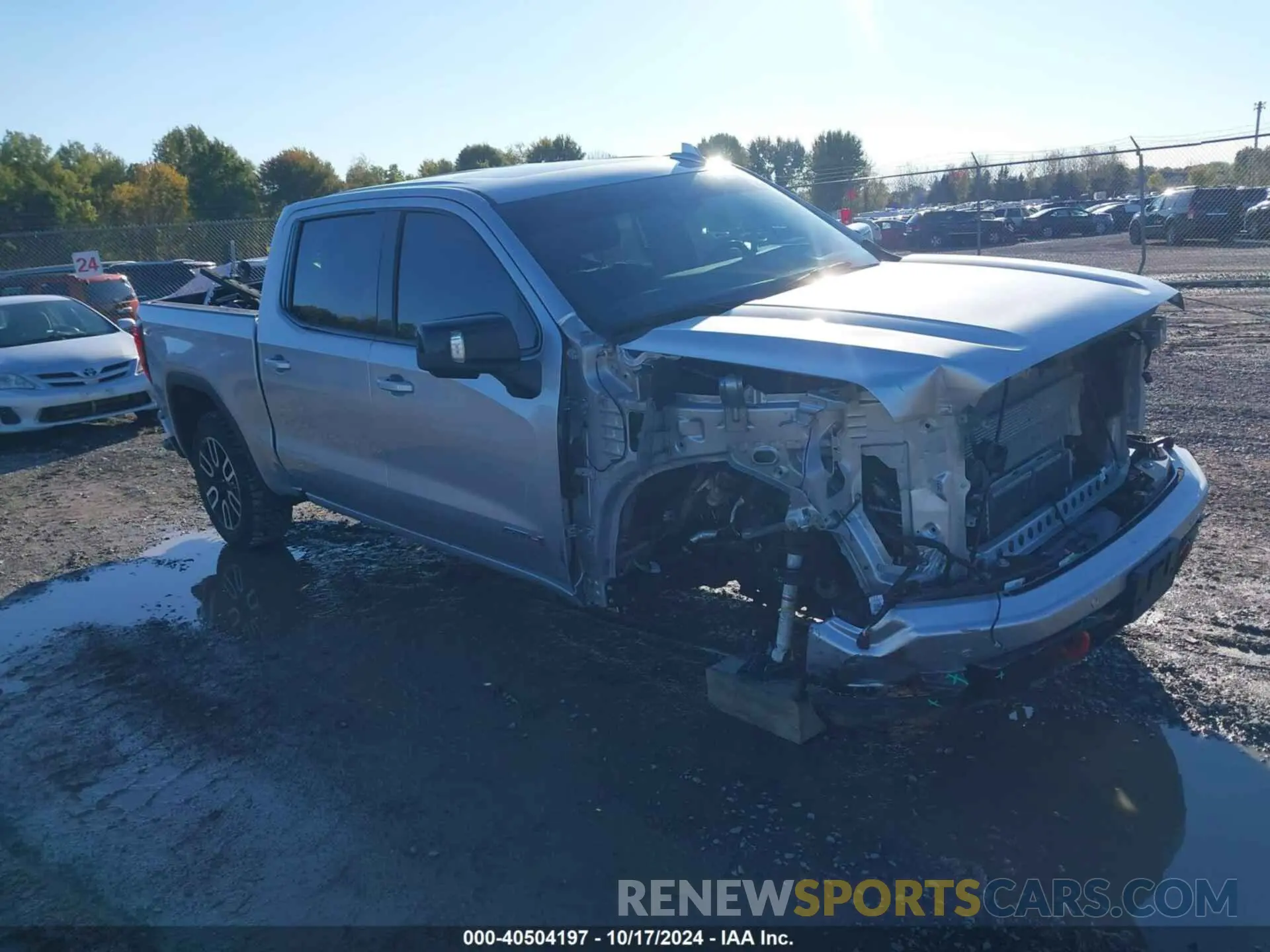 1 fotografías del automóvil dañado 1GTUUEET5NZ554403 GMC SIERRA 1500 2022