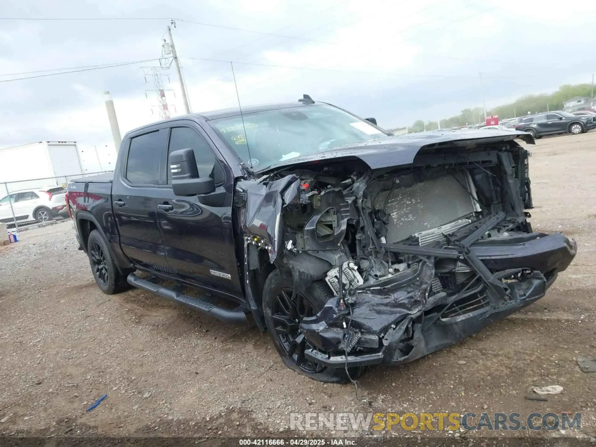 1 fotografías del automóvil dañado 3GTPUCEK1NG557680 GMC SIERRA 1500 2022