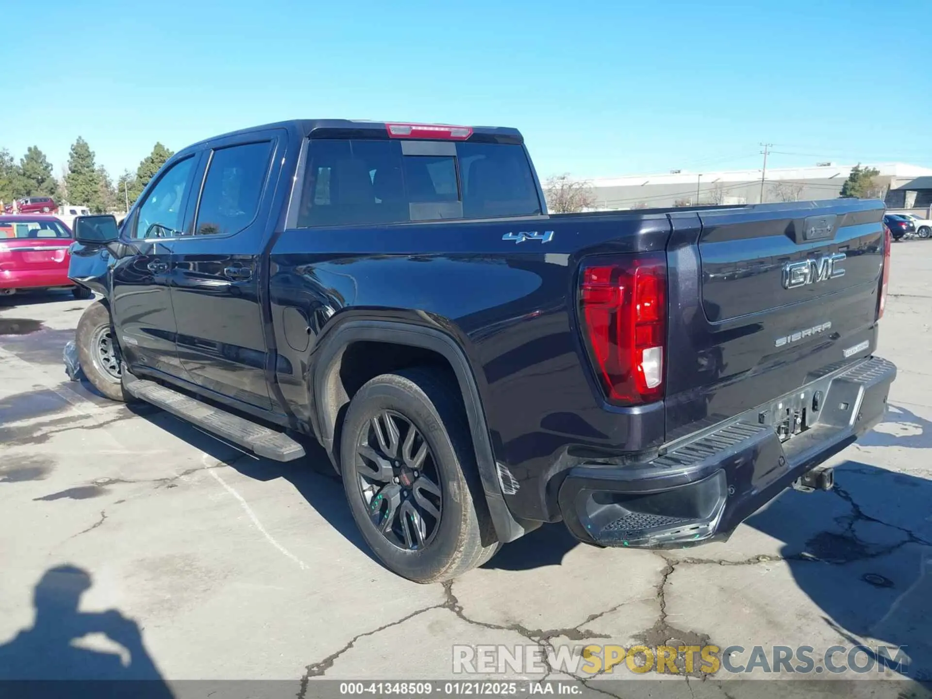 3 fotografías del automóvil dañado 3GTUUCED1NG641213 GMC SIERRA 1500 2022