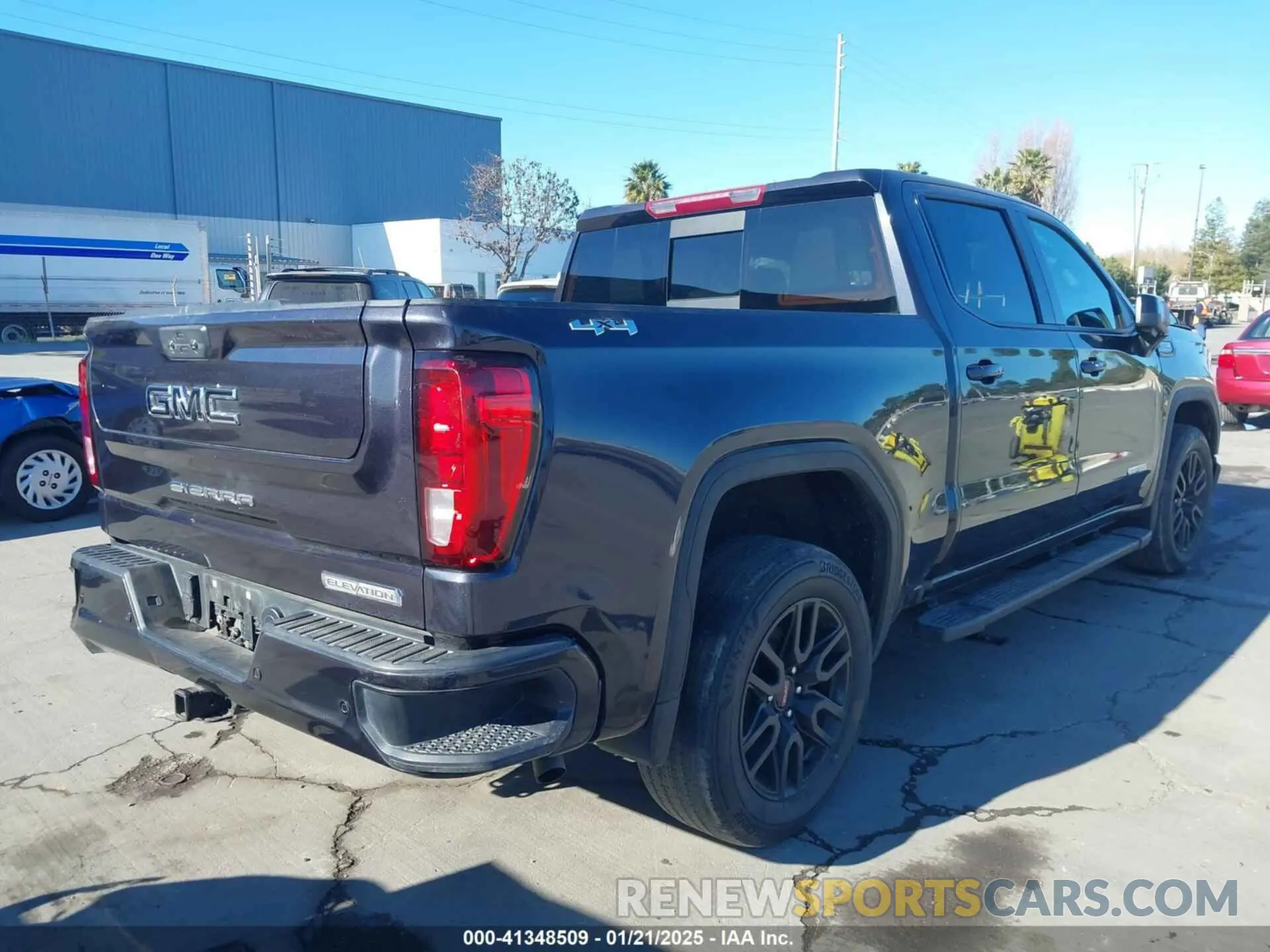 4 fotografías del automóvil dañado 3GTUUCED1NG641213 GMC SIERRA 1500 2022