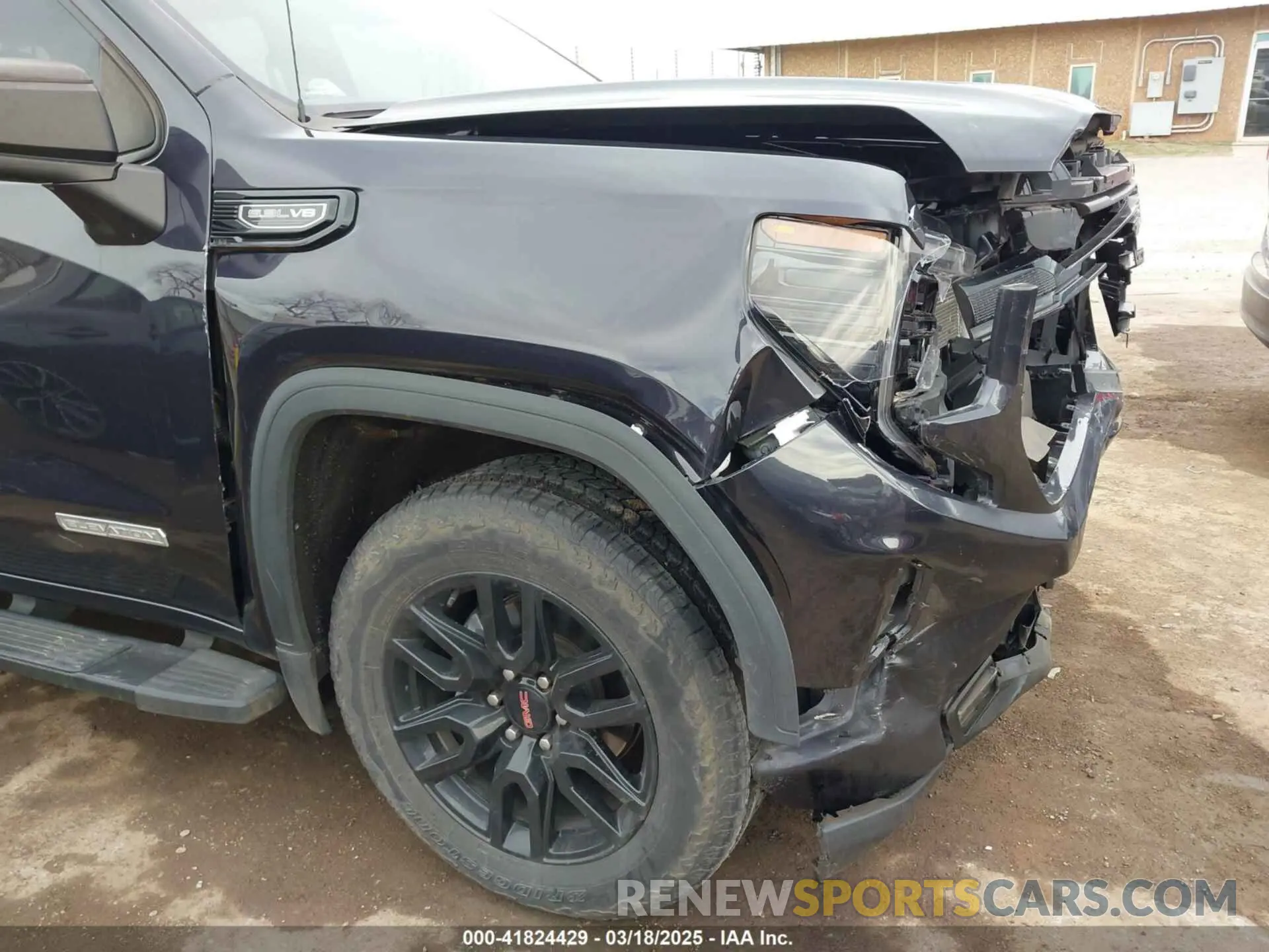 6 fotografías del automóvil dañado 3GTUUCED2NG567591 GMC SIERRA 1500 2022