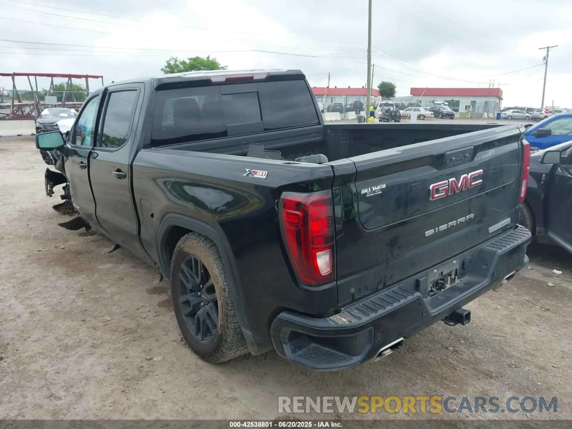 3 fotografías del automóvil dañado 3GTUUCED4NG609680 GMC SIERRA 1500 2022