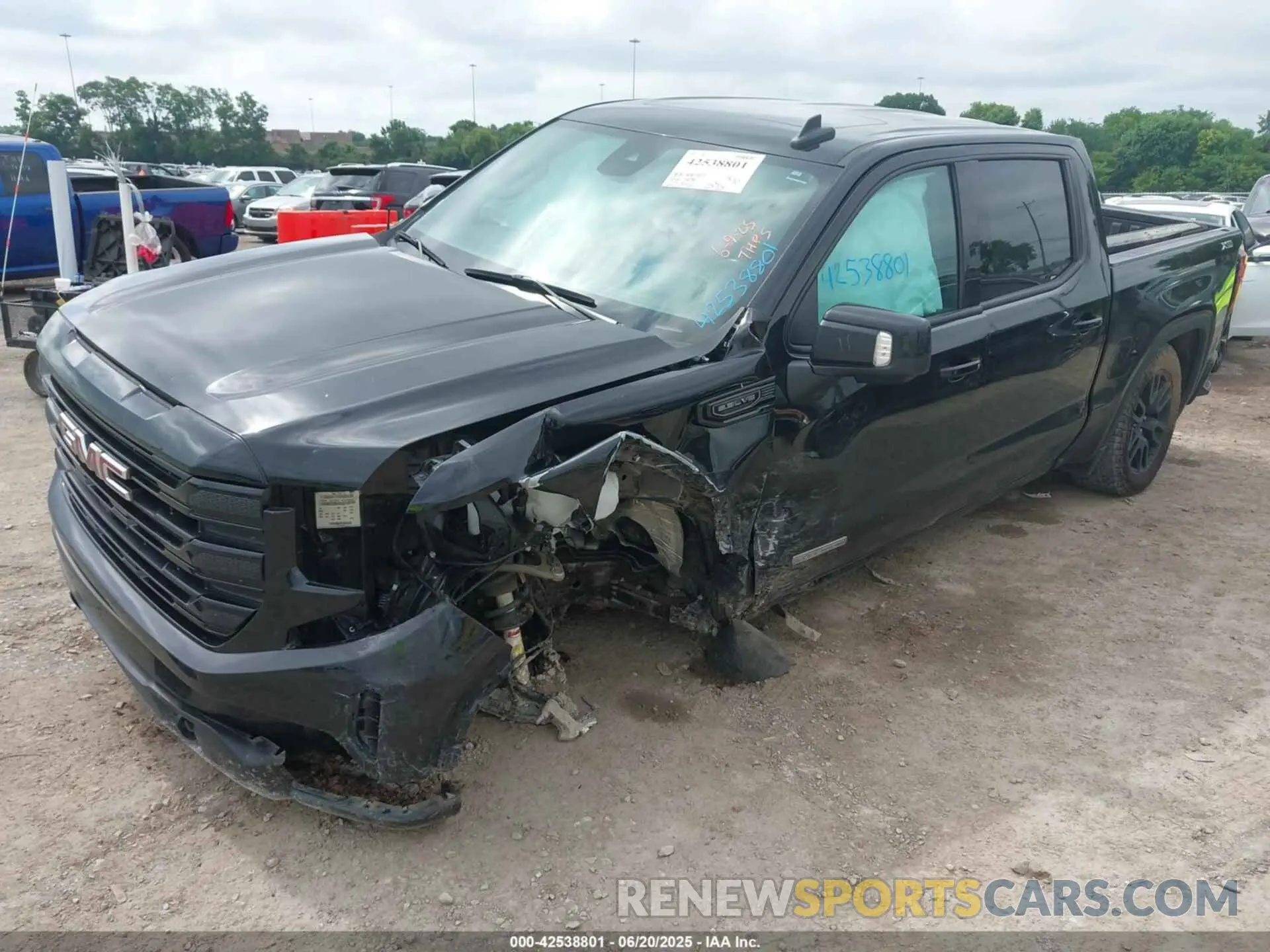 6 fotografías del automóvil dañado 3GTUUCED4NG609680 GMC SIERRA 1500 2022