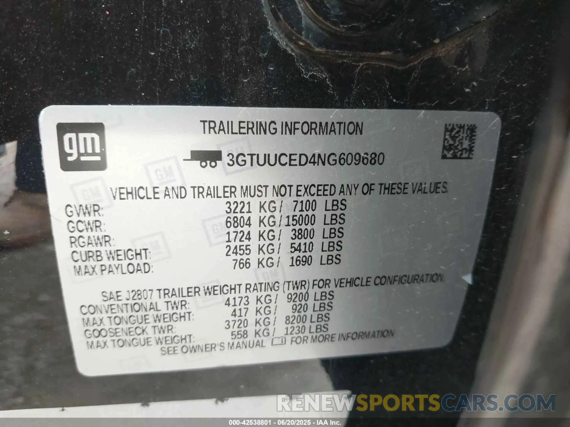 9 fotografías del automóvil dañado 3GTUUCED4NG609680 GMC SIERRA 1500 2022