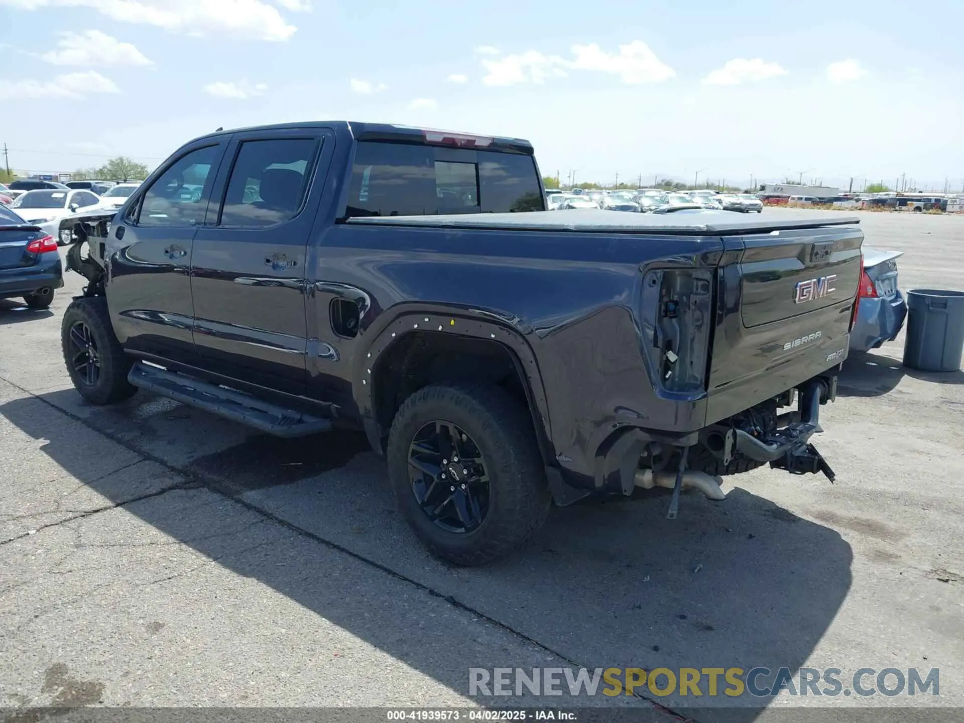 3 fotografías del automóvil dañado 3GTUUFEL4NG623569 GMC SIERRA 1500 2022