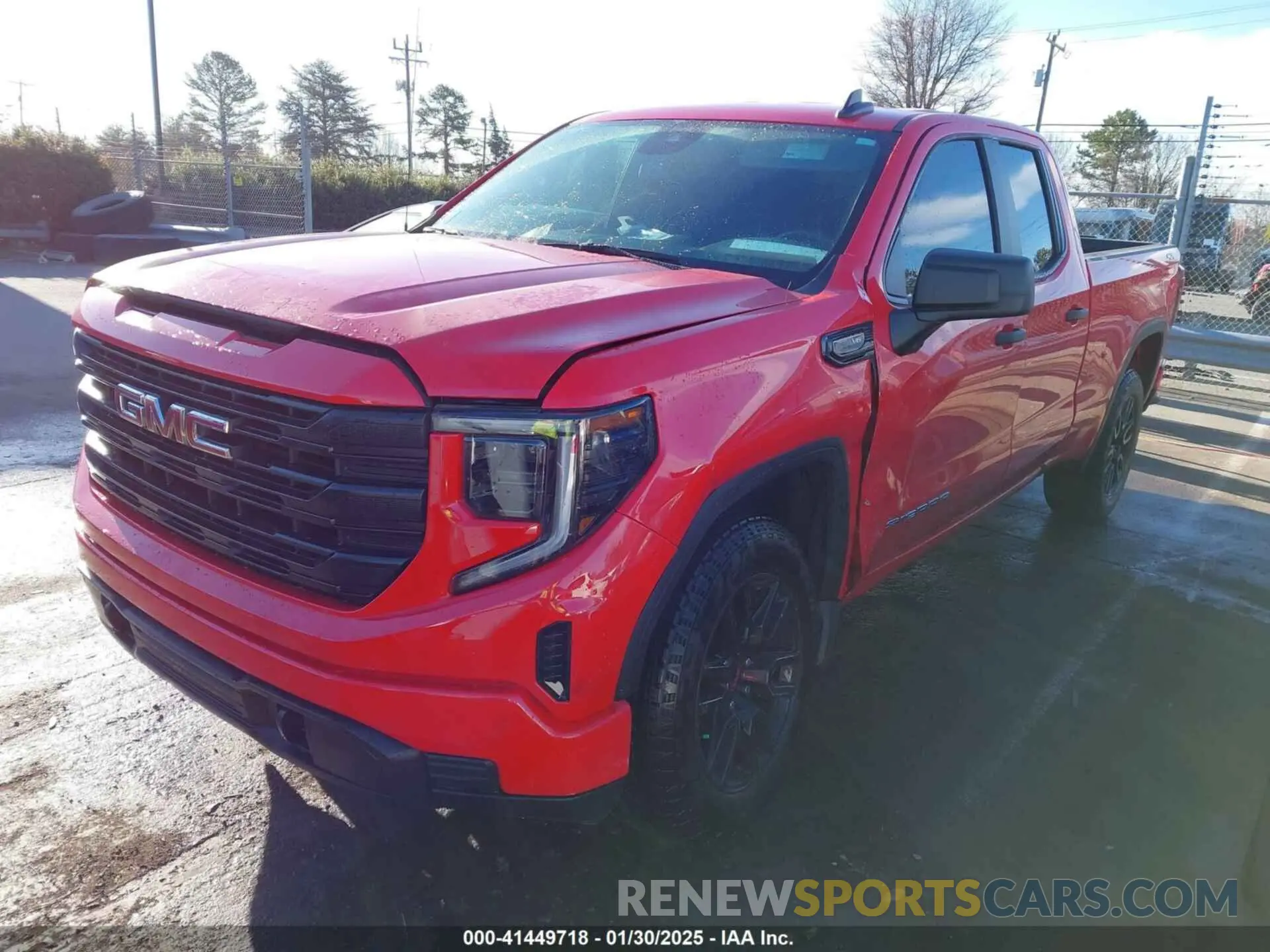 2 fotografías del automóvil dañado 1GTRUAED0PZ278173 GMC SIERRA 1500 2023