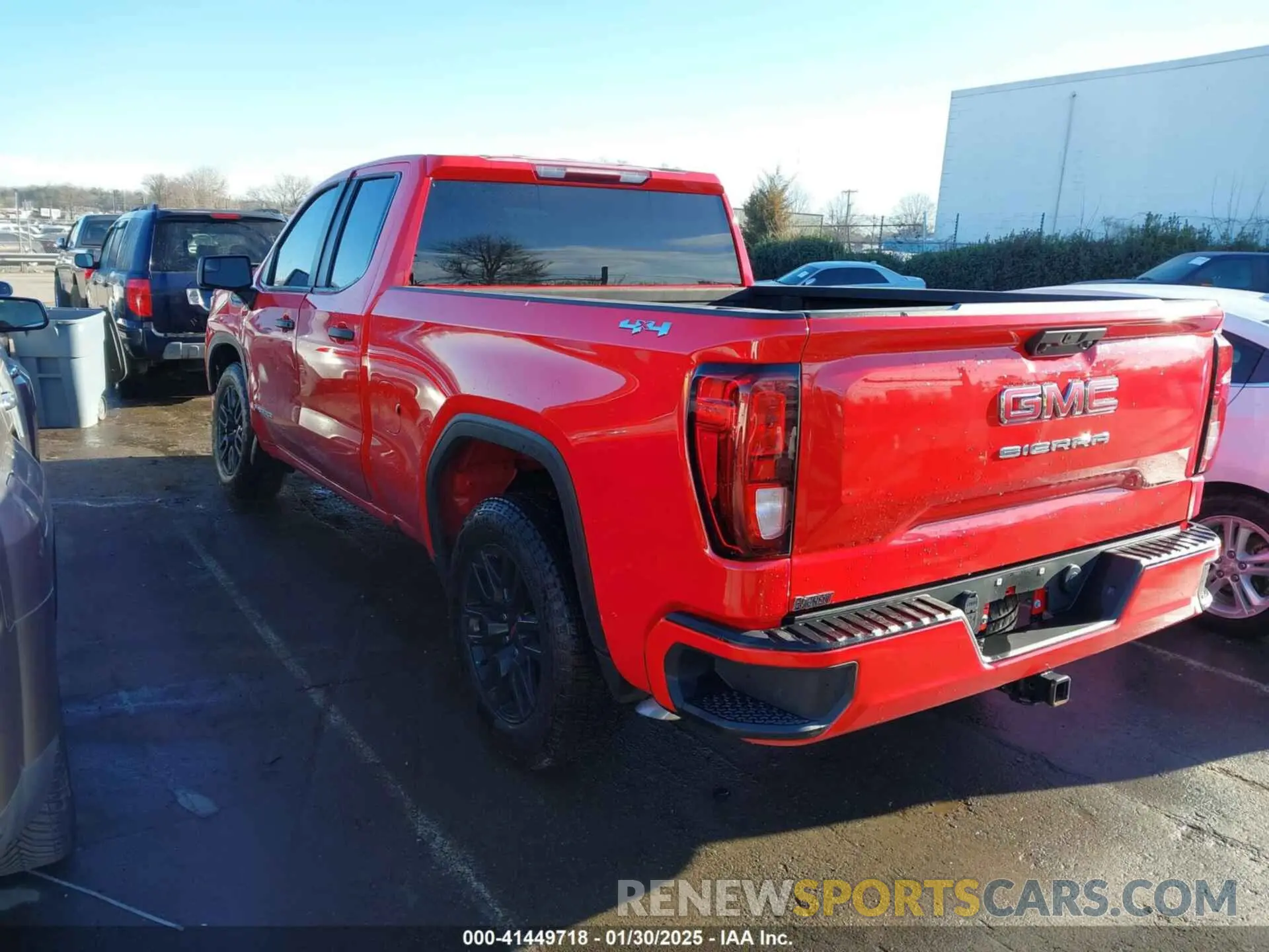 3 fotografías del automóvil dañado 1GTRUAED0PZ278173 GMC SIERRA 1500 2023