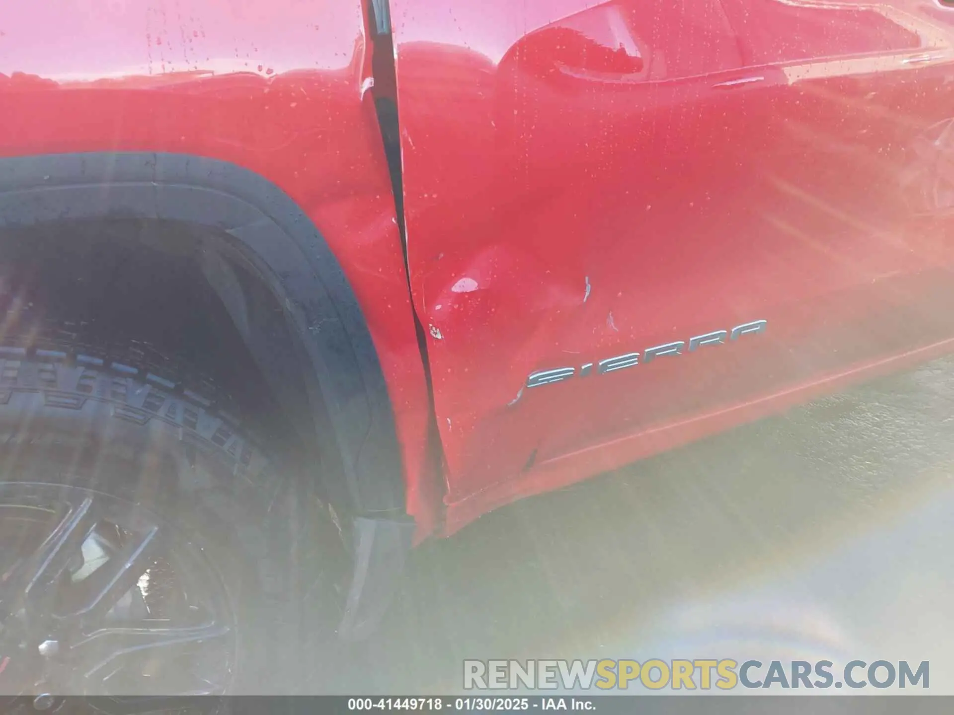 6 fotografías del automóvil dañado 1GTRUAED0PZ278173 GMC SIERRA 1500 2023