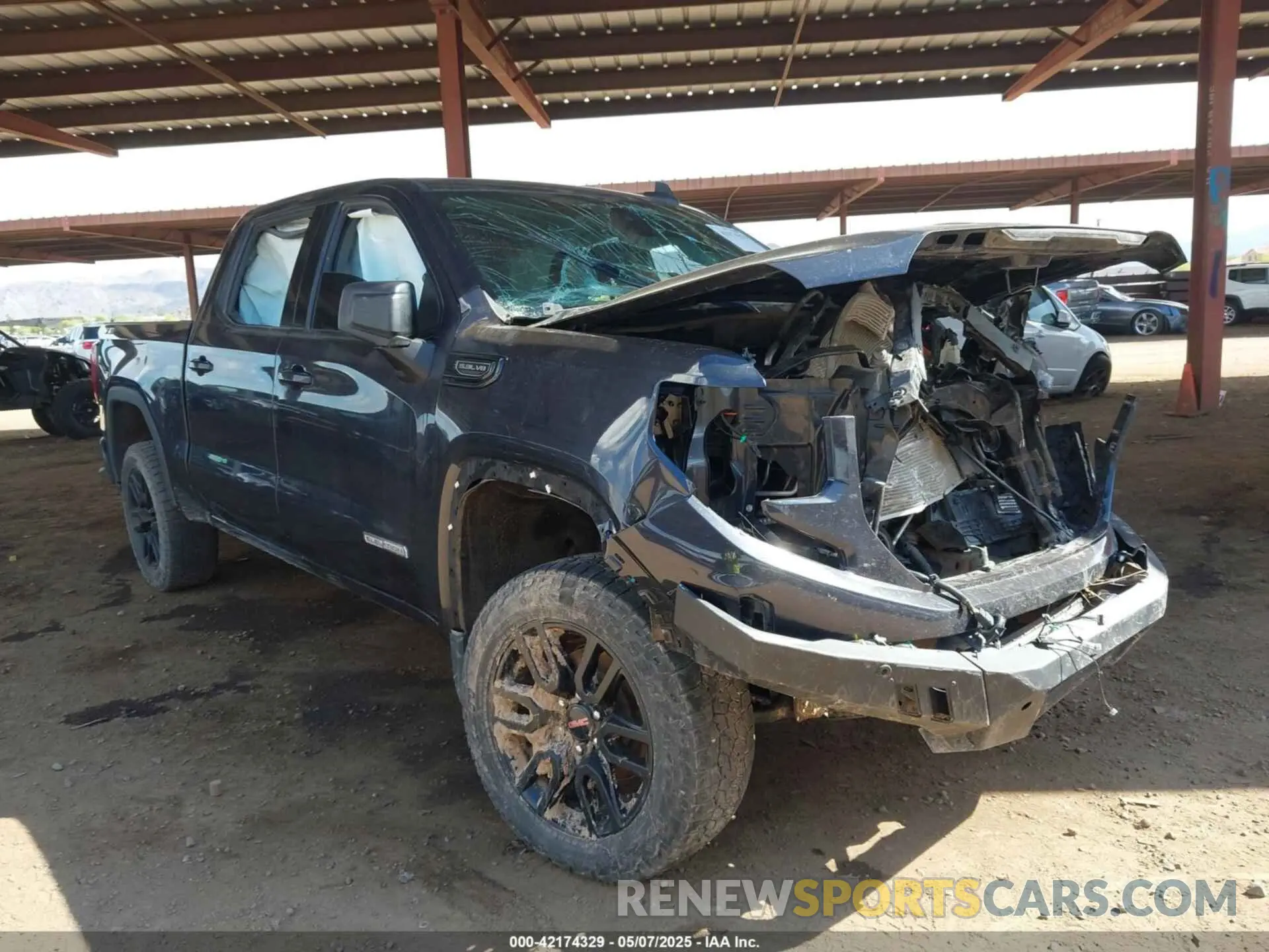 1 fotografías del automóvil dañado 1GTUUCED7PZ123982 GMC SIERRA 1500 2023