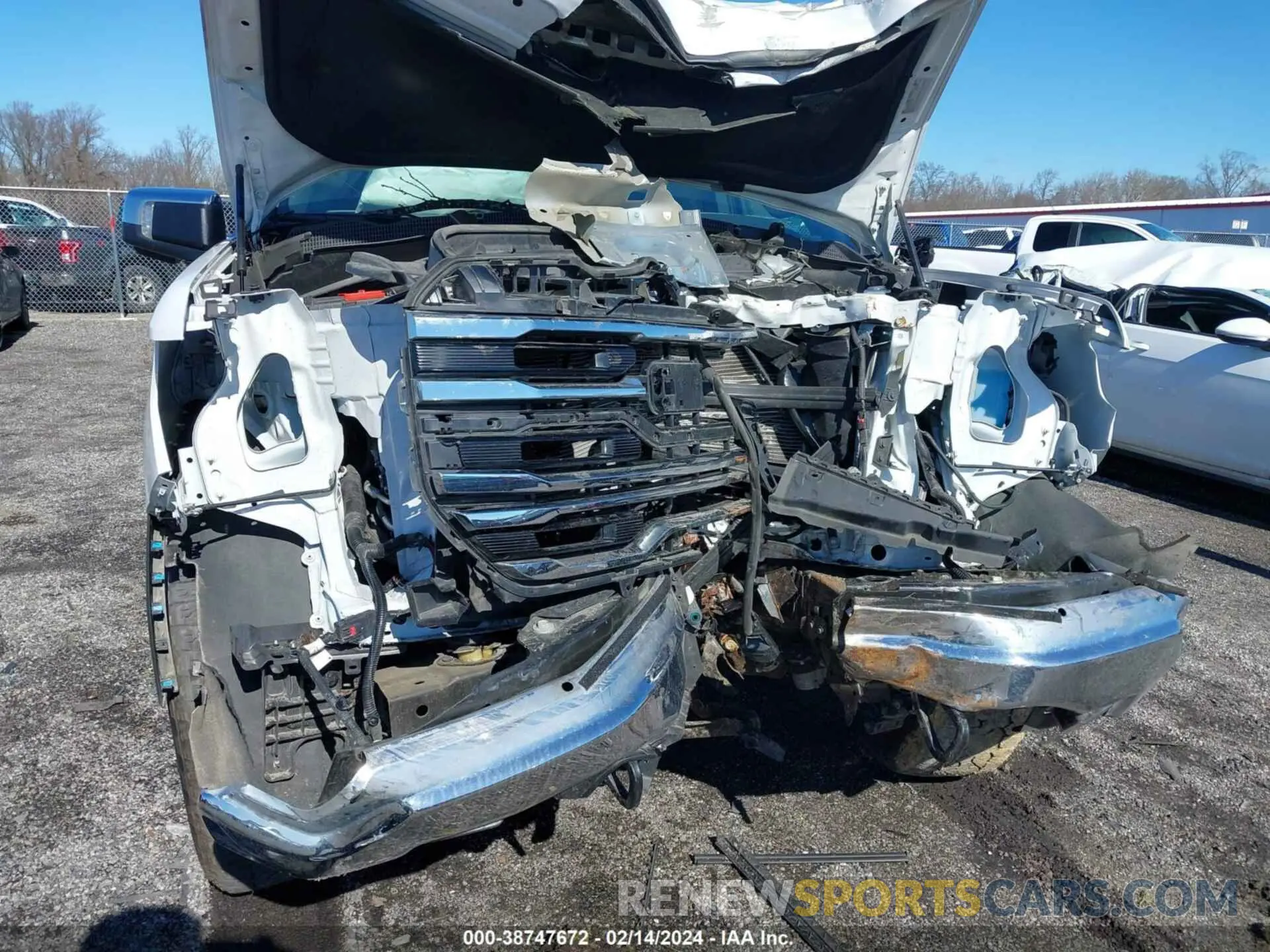 6 fotografías del automóvil dañado 1GTUUDE80PZ249576 GMC SIERRA 1500 2023
