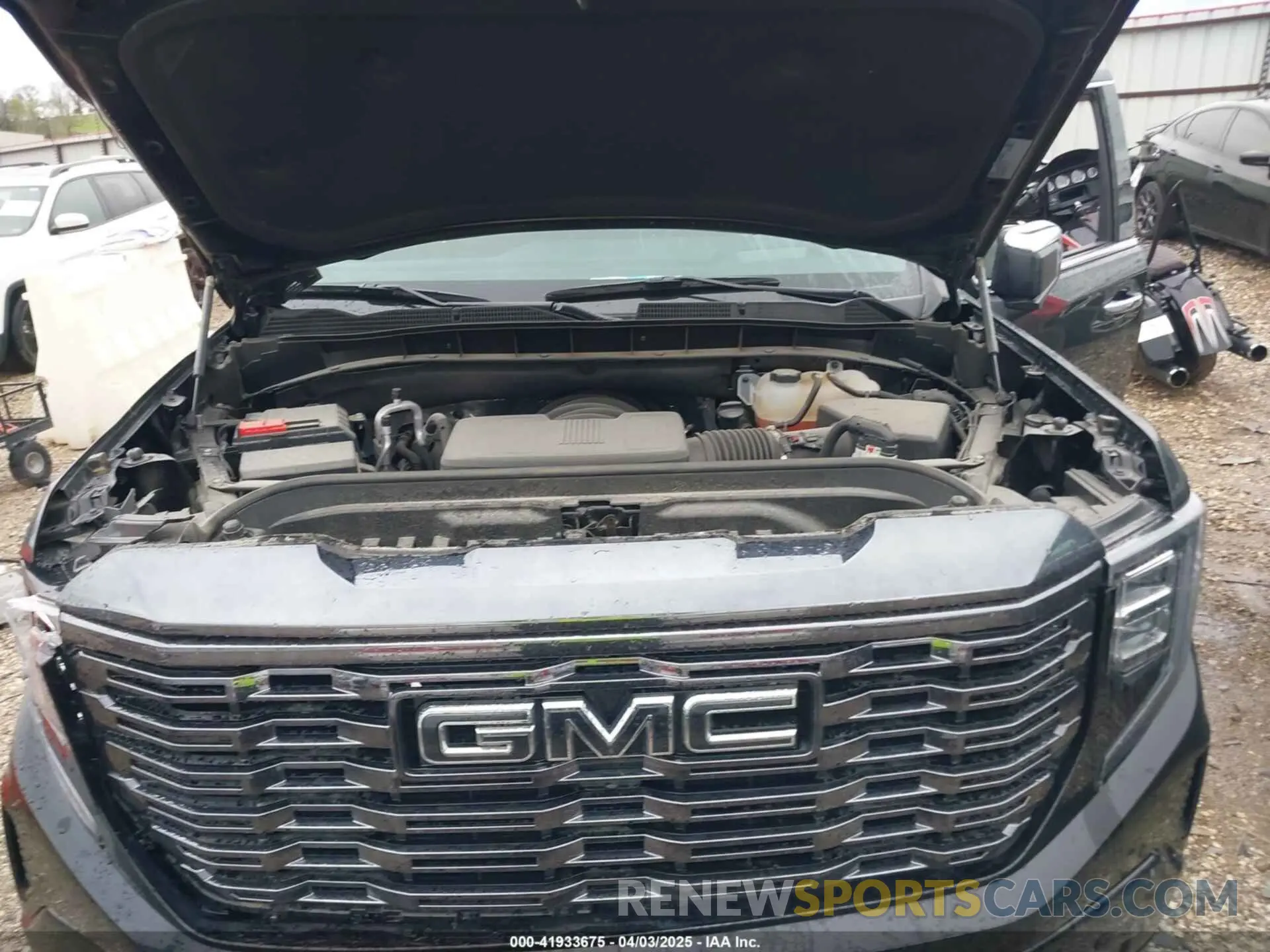 10 fotografías del automóvil dañado 1GTUUHEL3PZ268036 GMC SIERRA 1500 2023