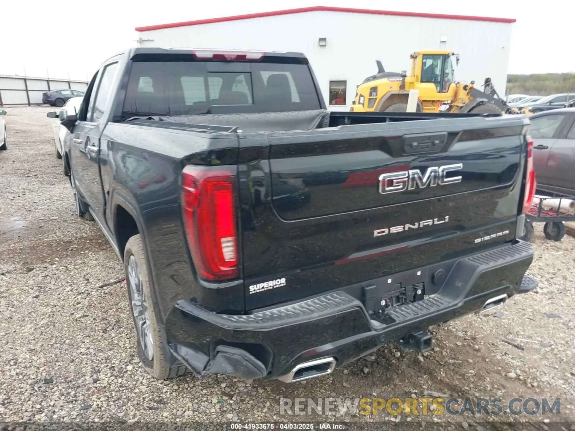 3 fotografías del automóvil dañado 1GTUUHEL3PZ268036 GMC SIERRA 1500 2023