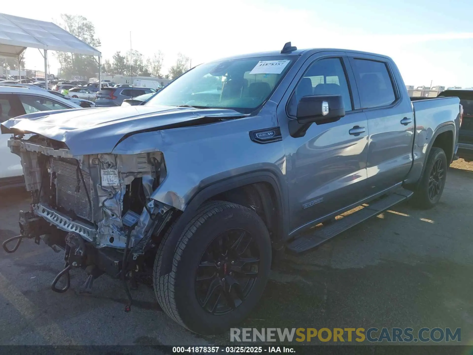2 fotografías del automóvil dañado 3GTPHCED7PG317946 GMC SIERRA 1500 2023