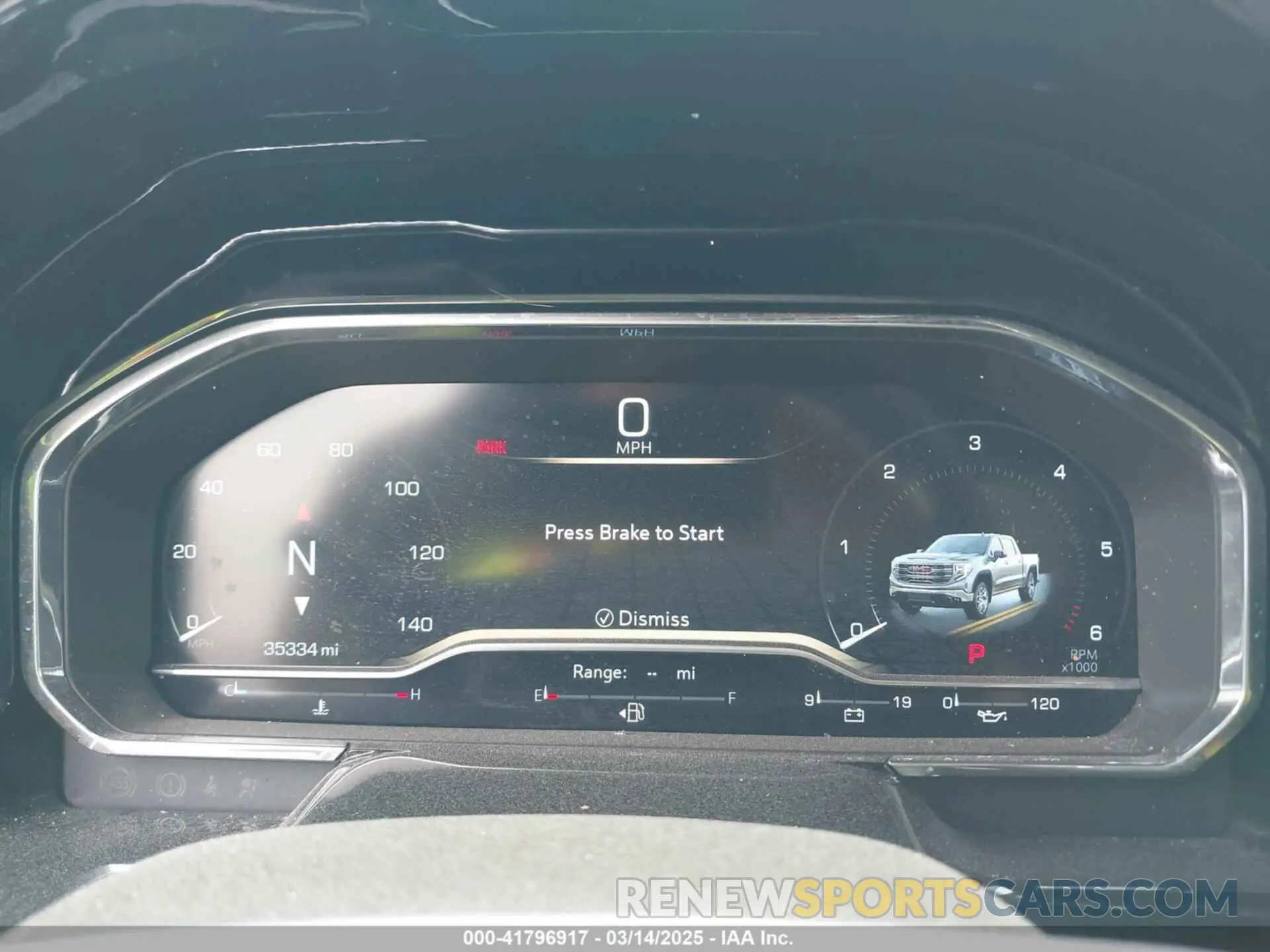 7 fotografías del automóvil dañado 3GTPHDED0PG149198 GMC SIERRA 1500 2023