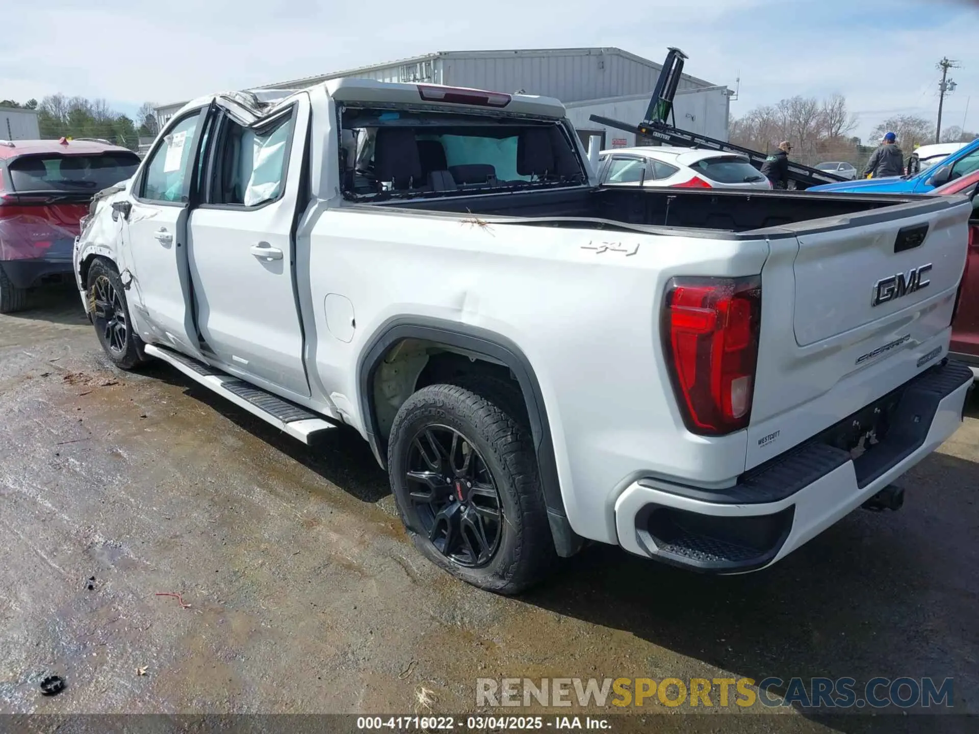 3 fotografías del automóvil dañado 3GTPUJEK9PG299738 GMC SIERRA 1500 2023