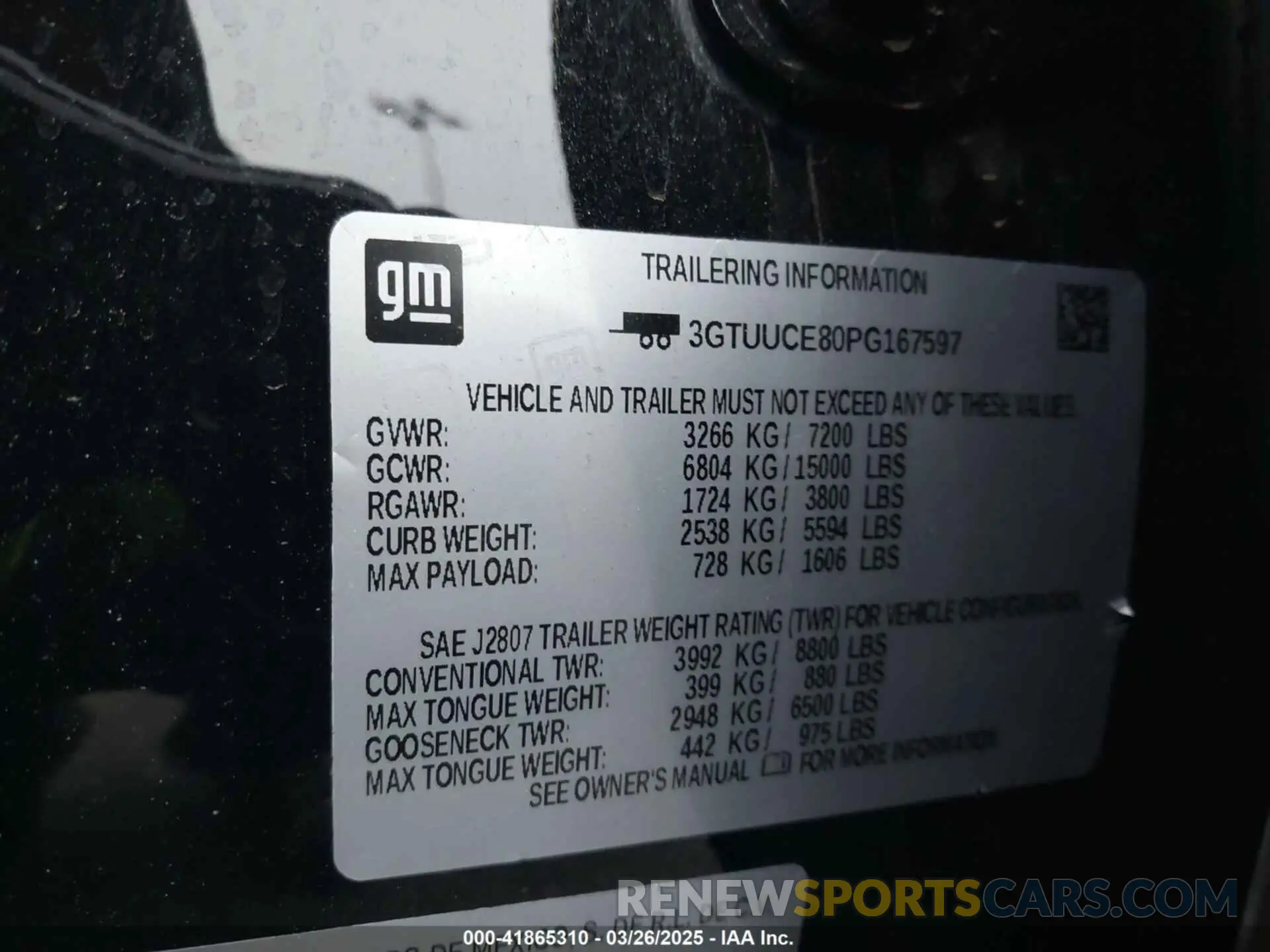 18 fotografías del automóvil dañado 3GTUUCE80PG167597 GMC SIERRA 1500 2023