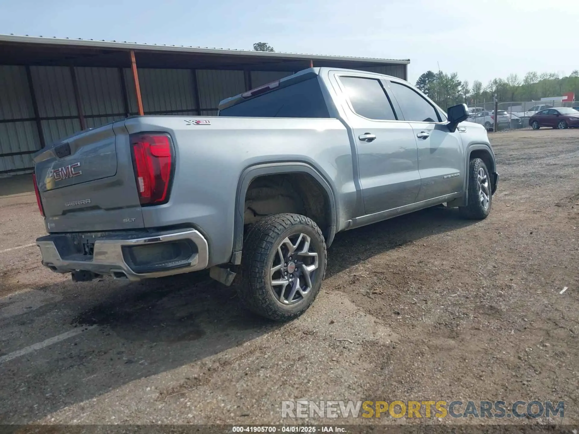 4 fotografías del automóvil dañado 3GTUUDE80PG171638 GMC SIERRA 1500 2023