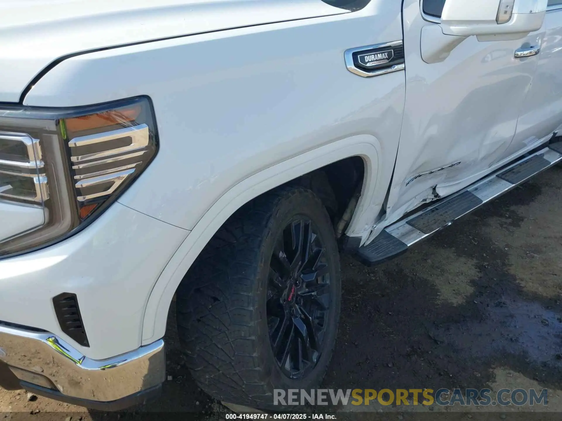 6 fotografías del automóvil dañado 3GTUUDE89PG302579 GMC SIERRA 1500 2023