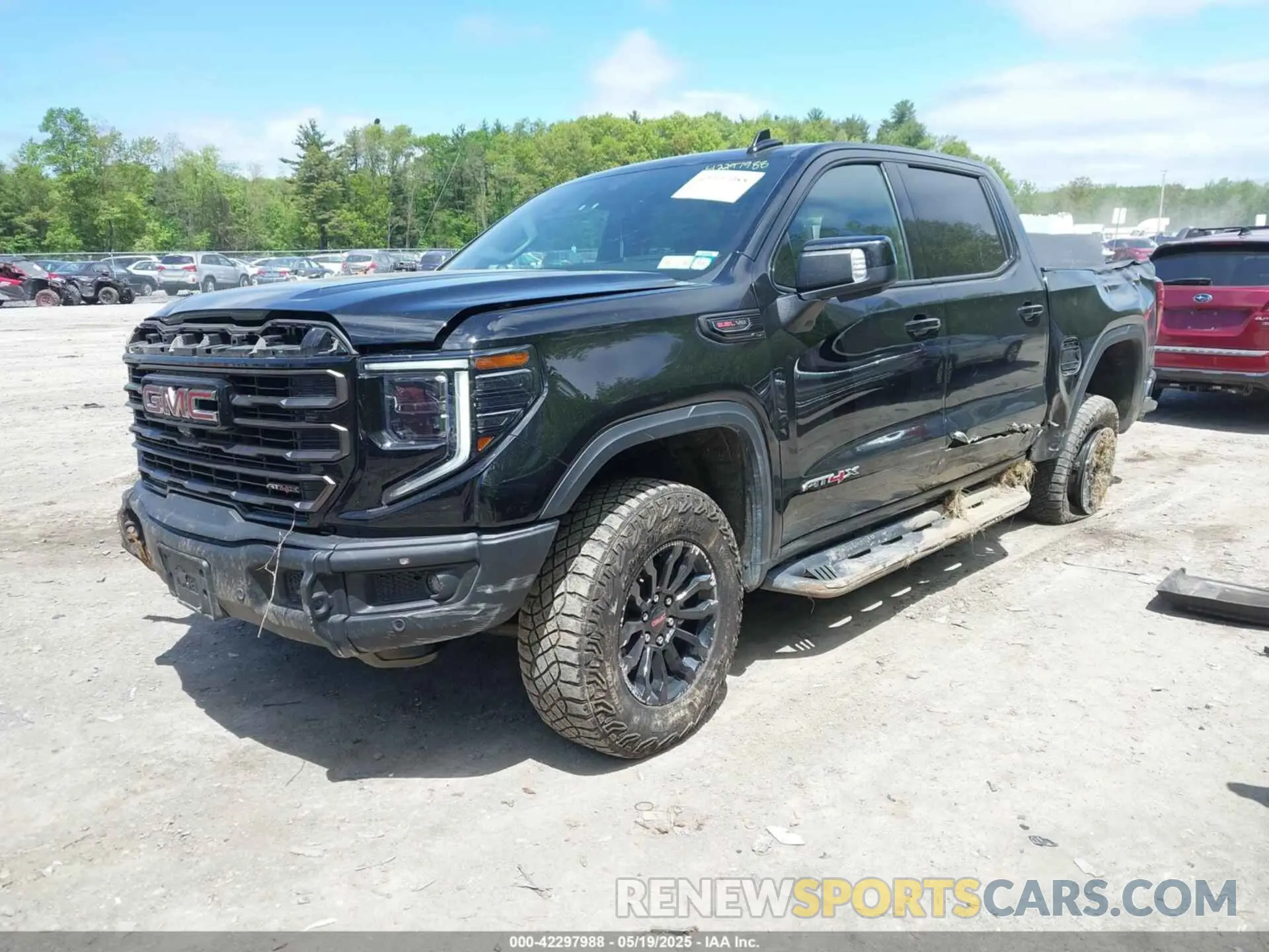 2 fotografías del automóvil dañado 3GTUUFEL8PG183181 GMC SIERRA 1500 2023