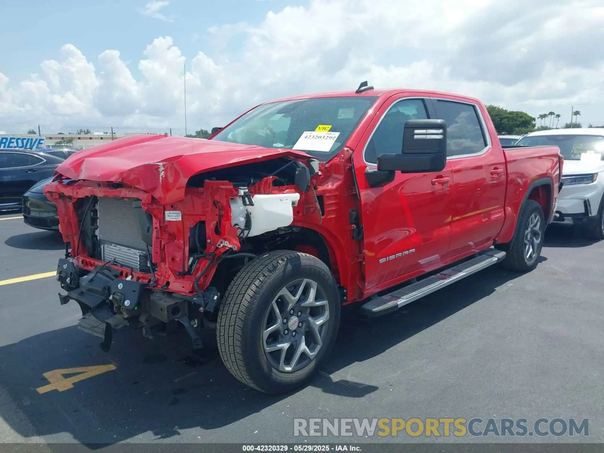 2 fotografías del automóvil dañado 1GTPHBEK8RZ362258 GMC SIERRA 1500 2024