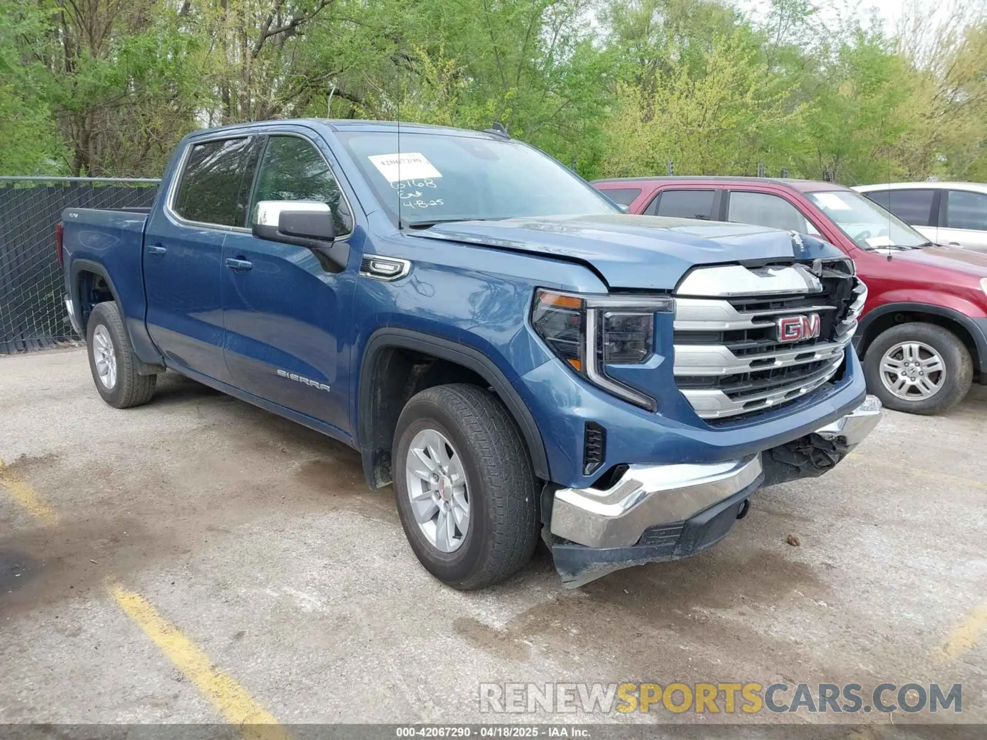 1 fotografías del automóvil dañado 1GTPUBEK6RZ361122 GMC SIERRA 1500 2024