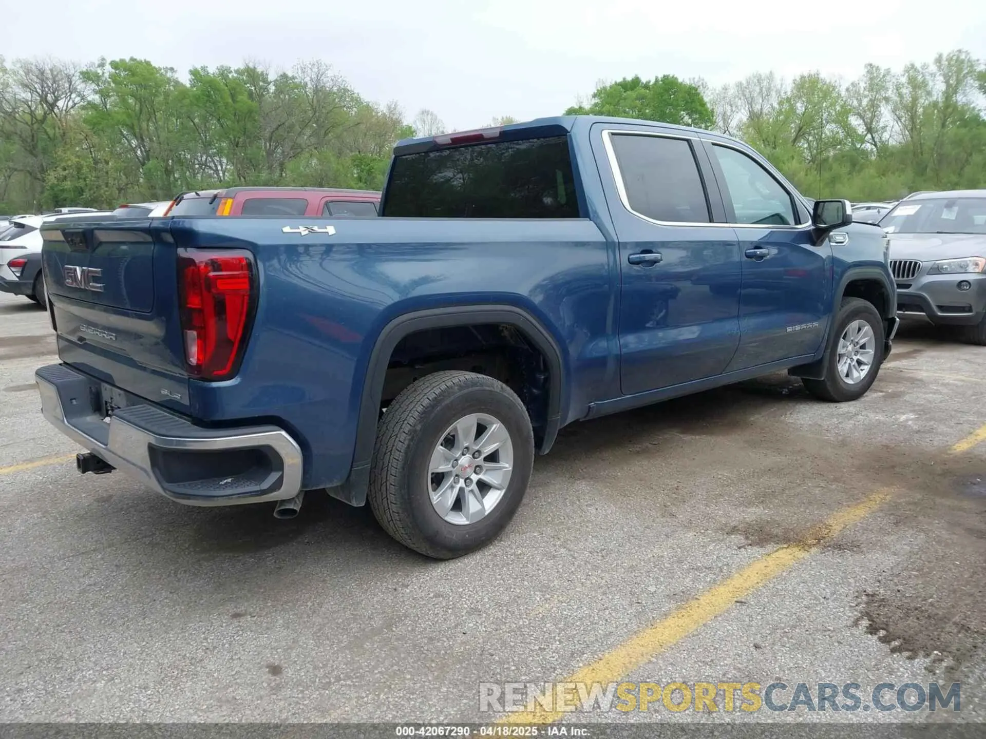 4 fotografías del automóvil dañado 1GTPUBEK6RZ361122 GMC SIERRA 1500 2024