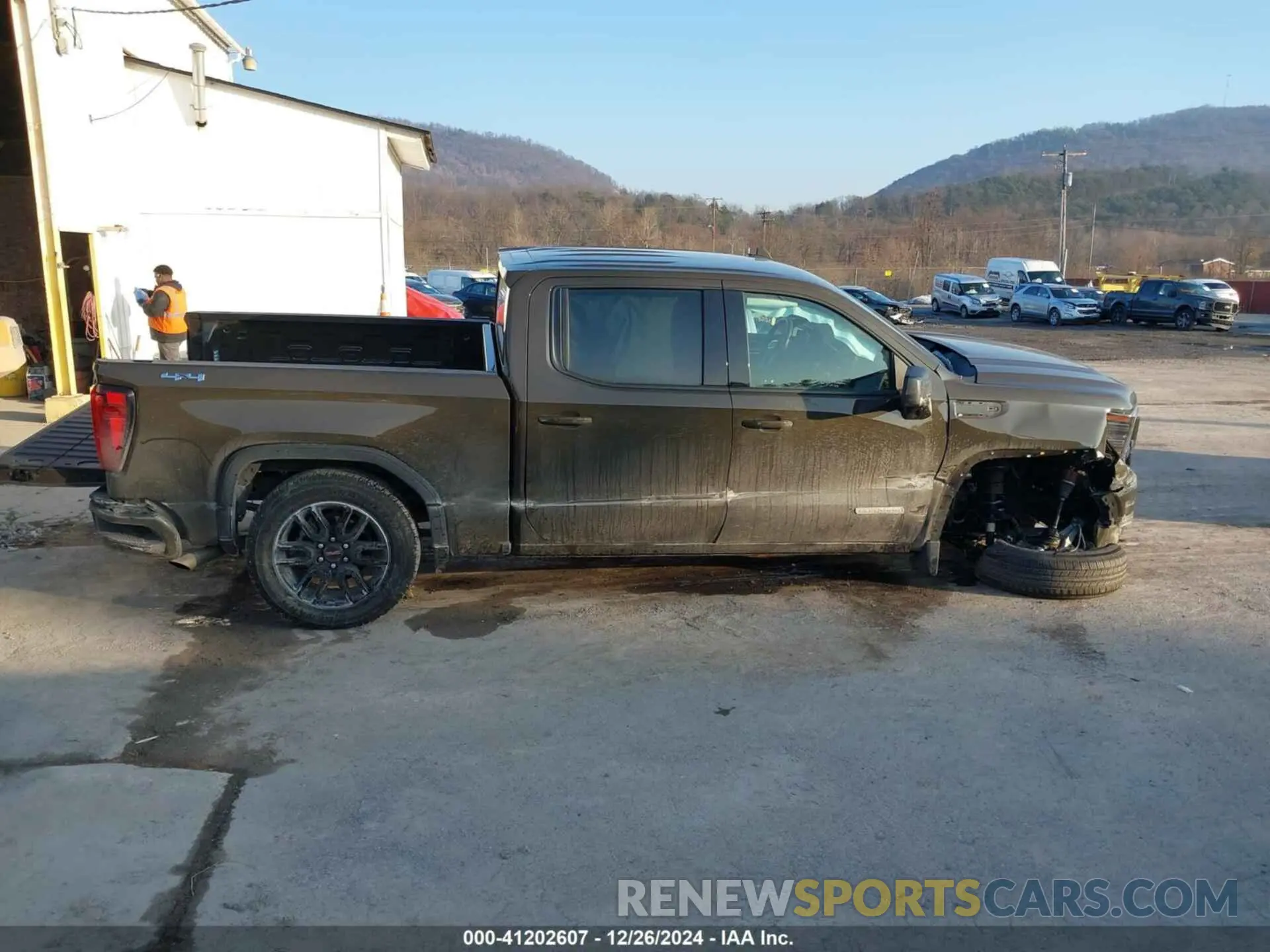 13 fotografías del automóvil dañado 1GTPUCEK5RZ223237 GMC SIERRA 1500 2024