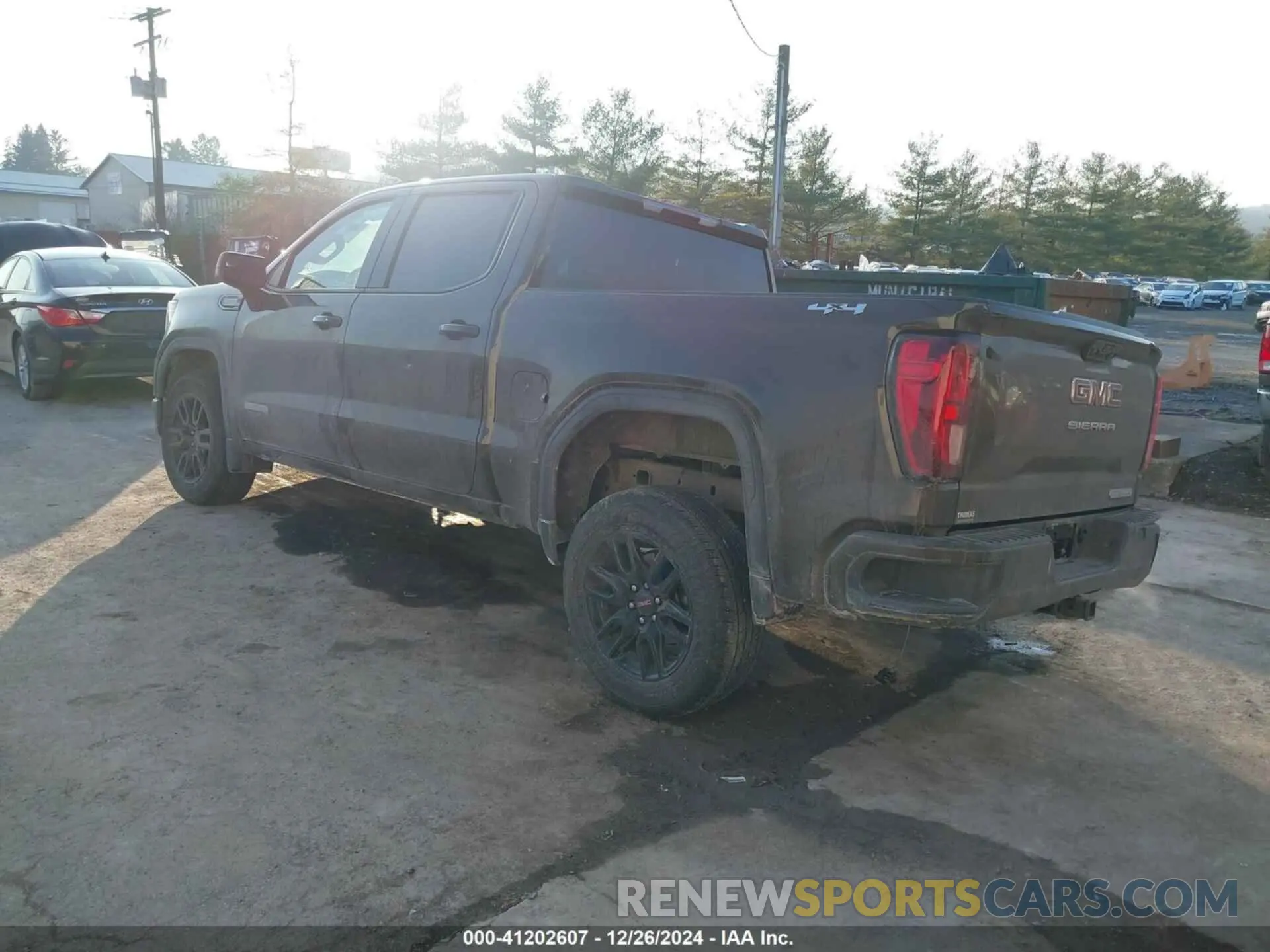 3 fotografías del automóvil dañado 1GTPUCEK5RZ223237 GMC SIERRA 1500 2024
