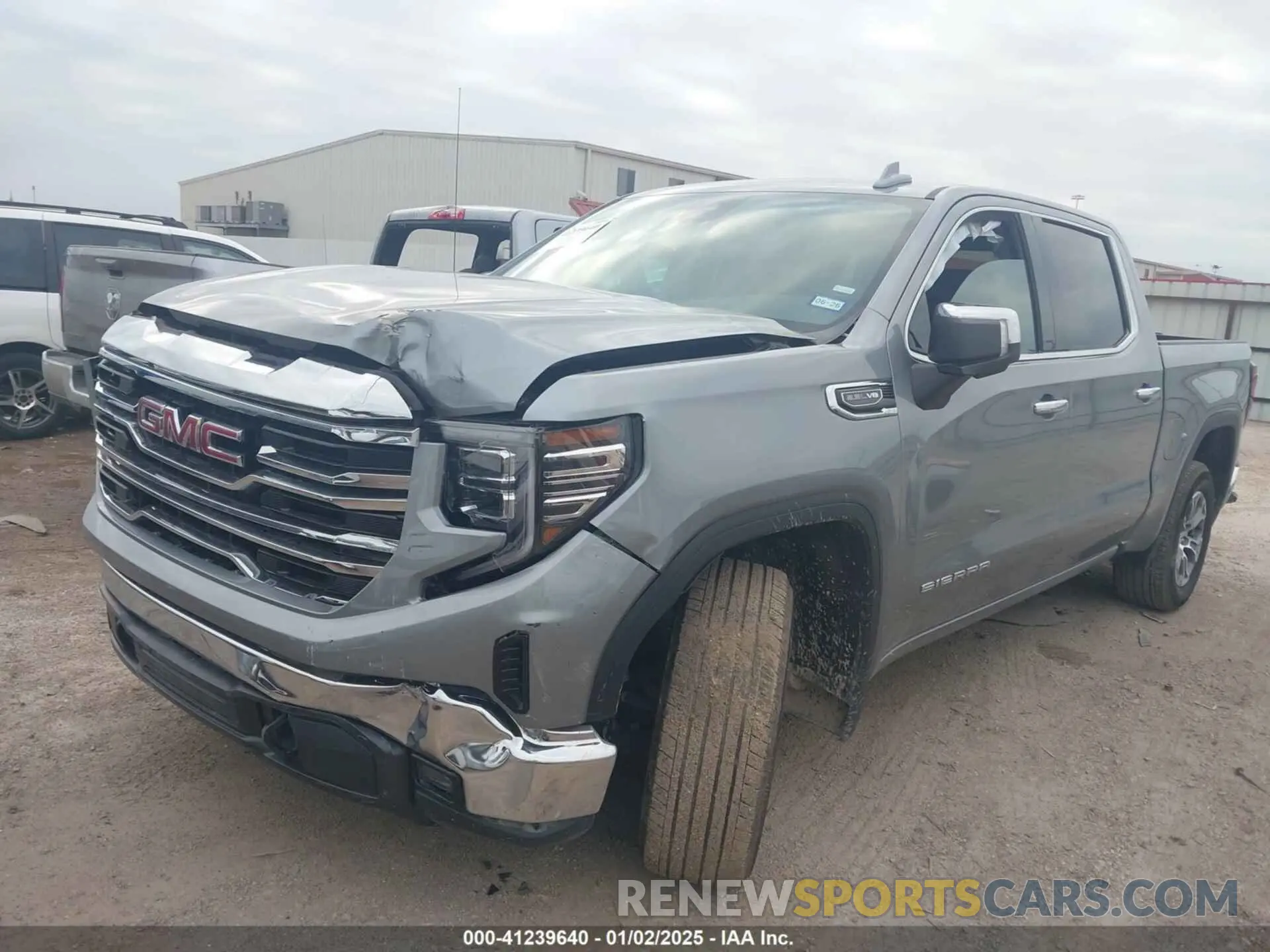 2 fotografías del automóvil dañado 3GTPHDED9RG404515 GMC SIERRA 1500 2024