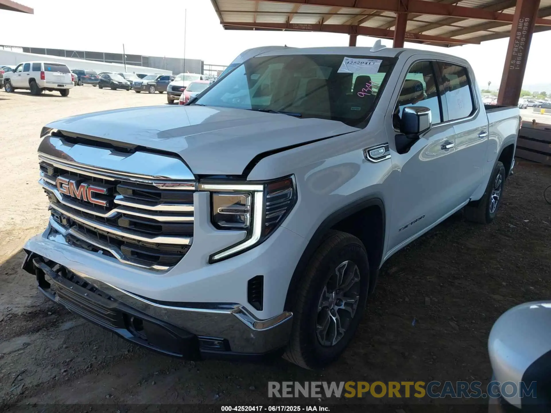 2 fotografías del automóvil dañado 1GTPHDEDXSZ198692 GMC SIERRA 1500 2025