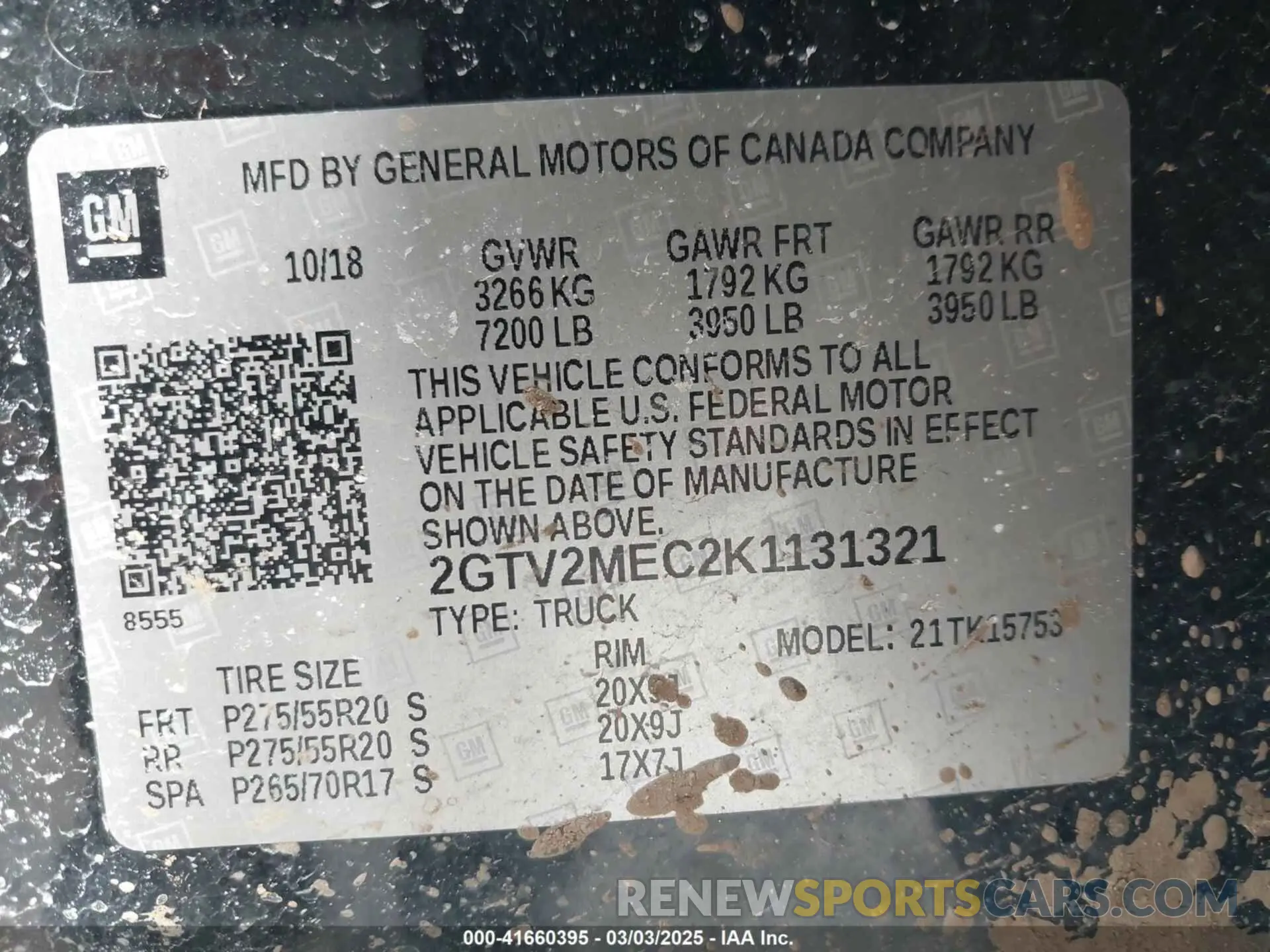 9 fotografías del automóvil dañado 2GTV2MEC2K1131321 GMC SIERRA 1500 LIMITED 2019