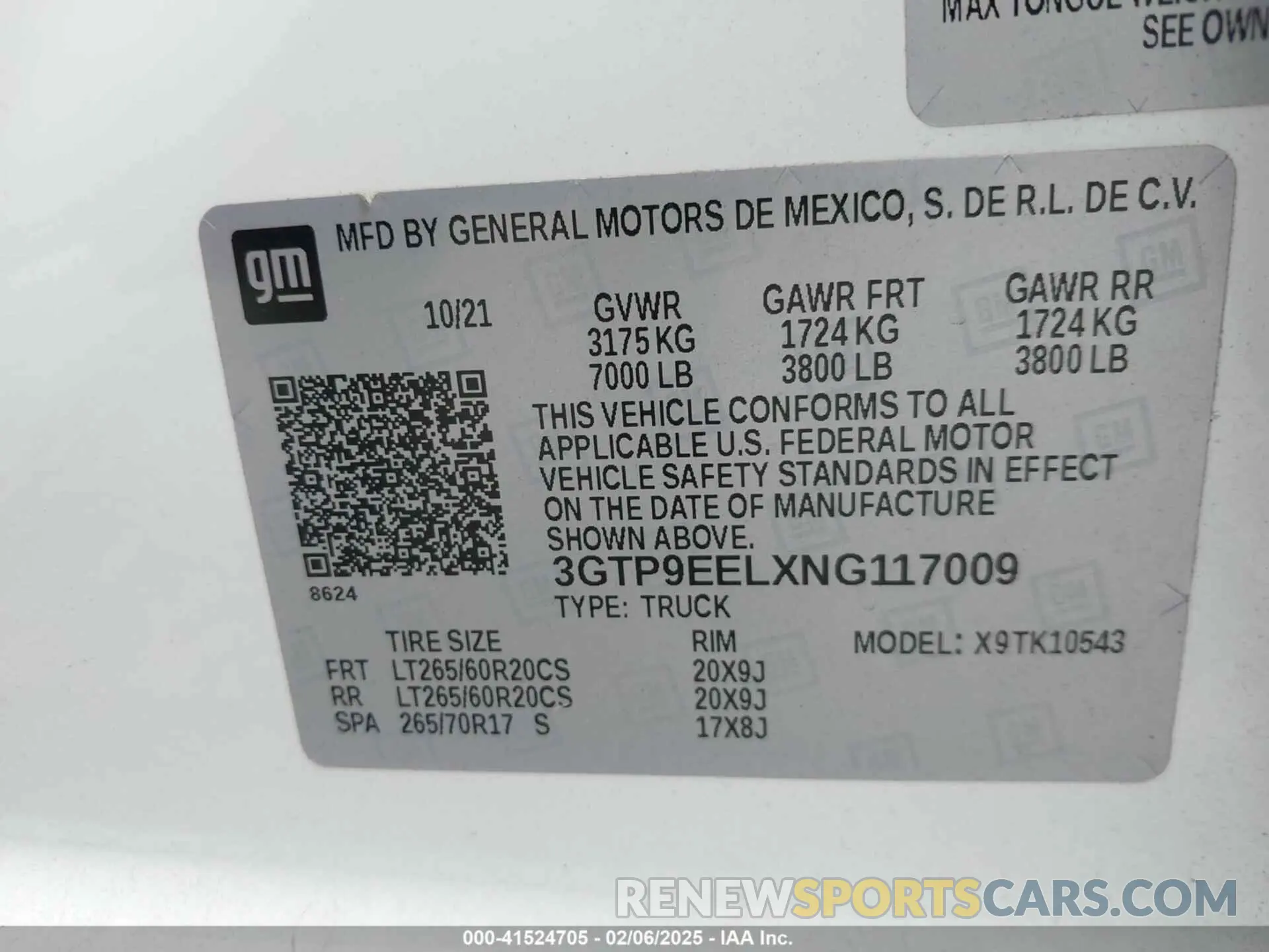 9 fotografías del automóvil dañado 3GTP9EELXNG117009 GMC SIERRA 1500 LIMITED 2022