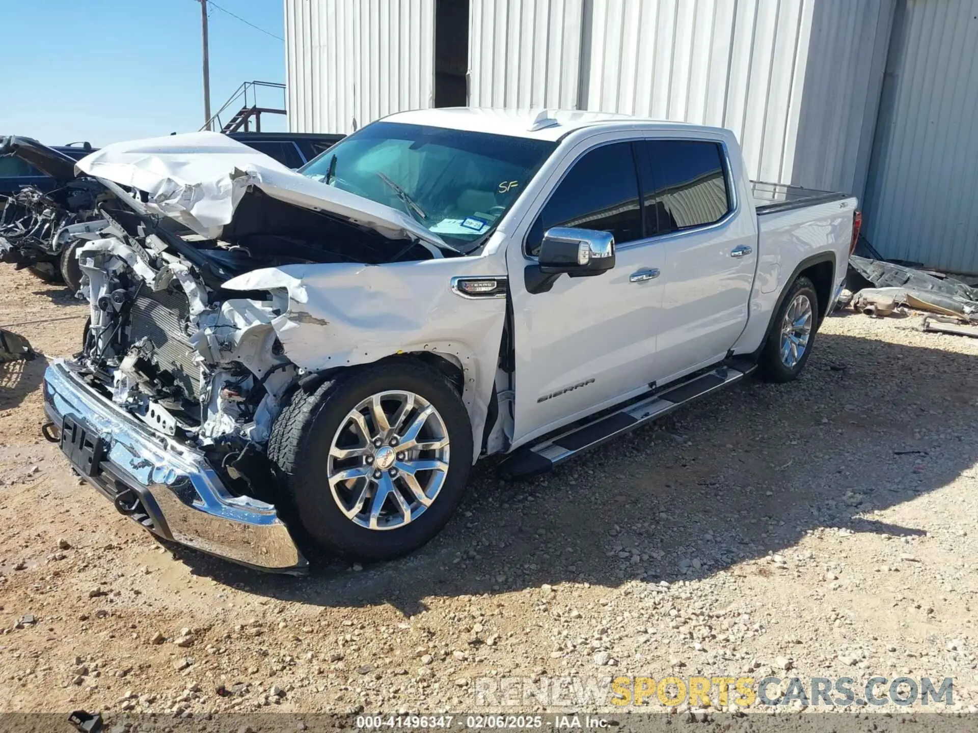 2 fotografías del automóvil dañado 3GTU9DED0NG127165 GMC SIERRA 1500 LIMITED 2022