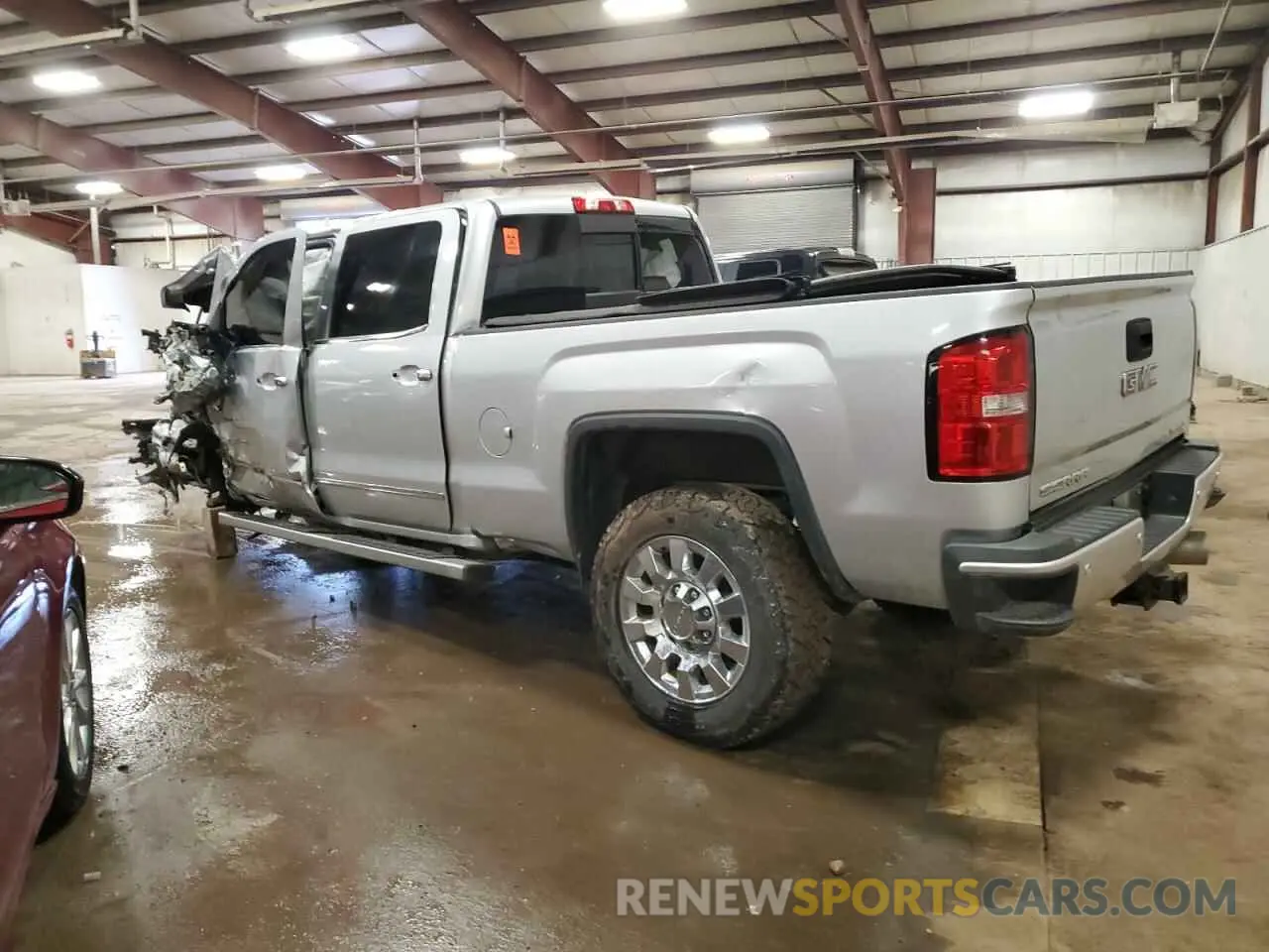 2 fotografías del automóvil dañado 1GT12SEY1KF202113 GMC SIERRA 2019