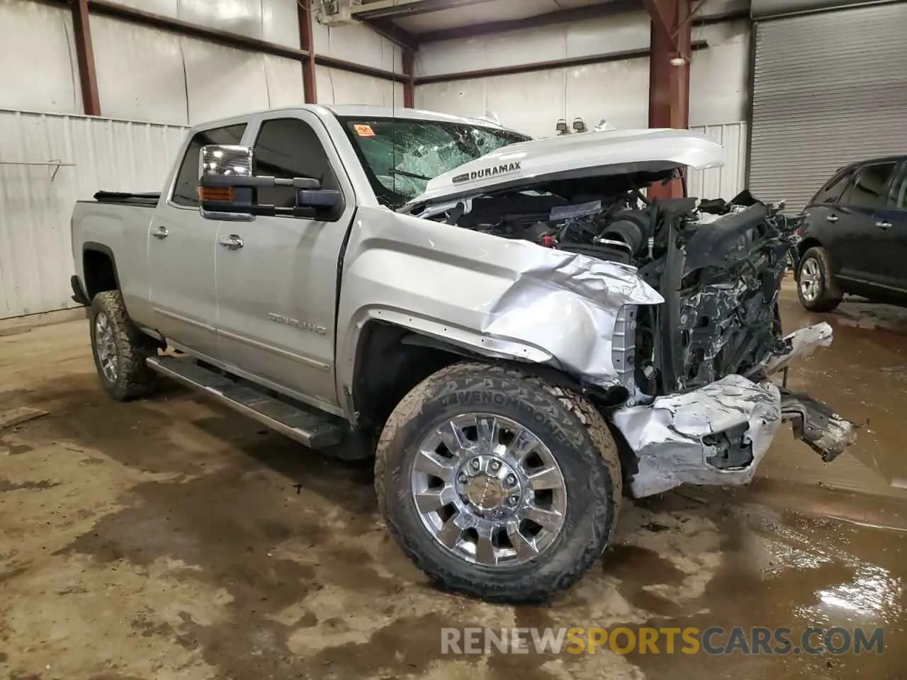 4 fotografías del automóvil dañado 1GT12SEY1KF202113 GMC SIERRA 2019
