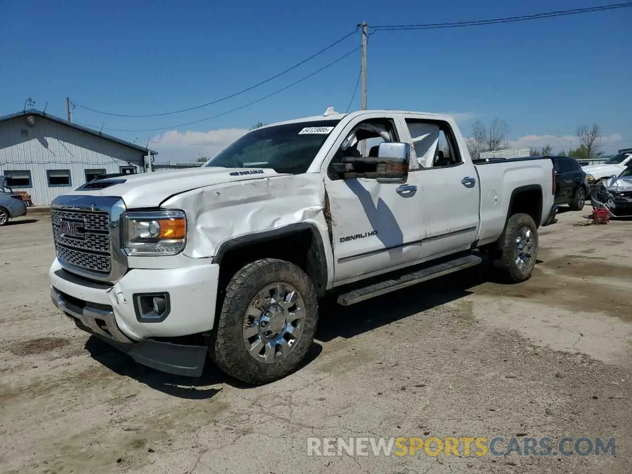 1 fotografías del automóvil dañado 1GT12SEY2KF106040 GMC SIERRA 2019