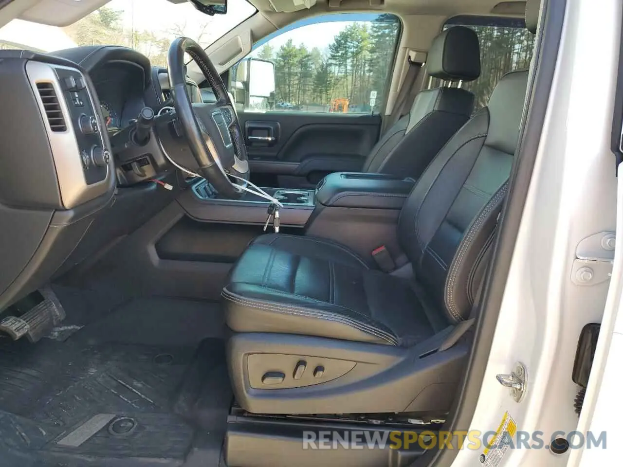 7 fotografías del automóvil dañado 1GT12SEY7KF230207 GMC SIERRA 2019