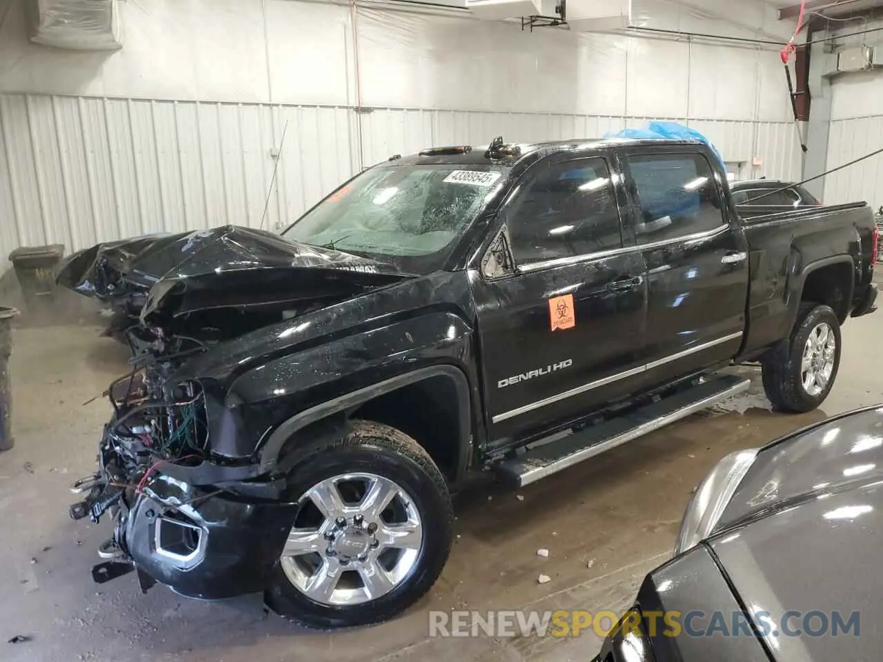 1 fotografías del automóvil dañado 1GT12SEY9KF197680 GMC SIERRA 2019