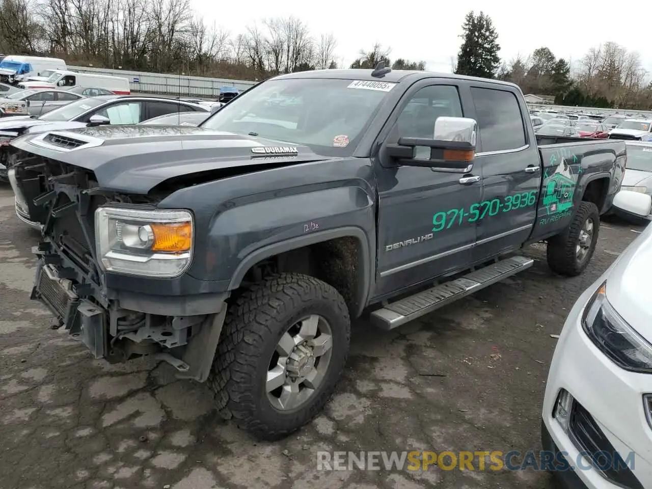 1 fotografías del automóvil dañado 1GT42WEY2KF249008 GMC SIERRA 2019