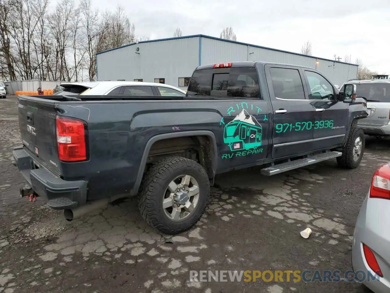 3 fotografías del automóvil dañado 1GT42WEY2KF249008 GMC SIERRA 2019