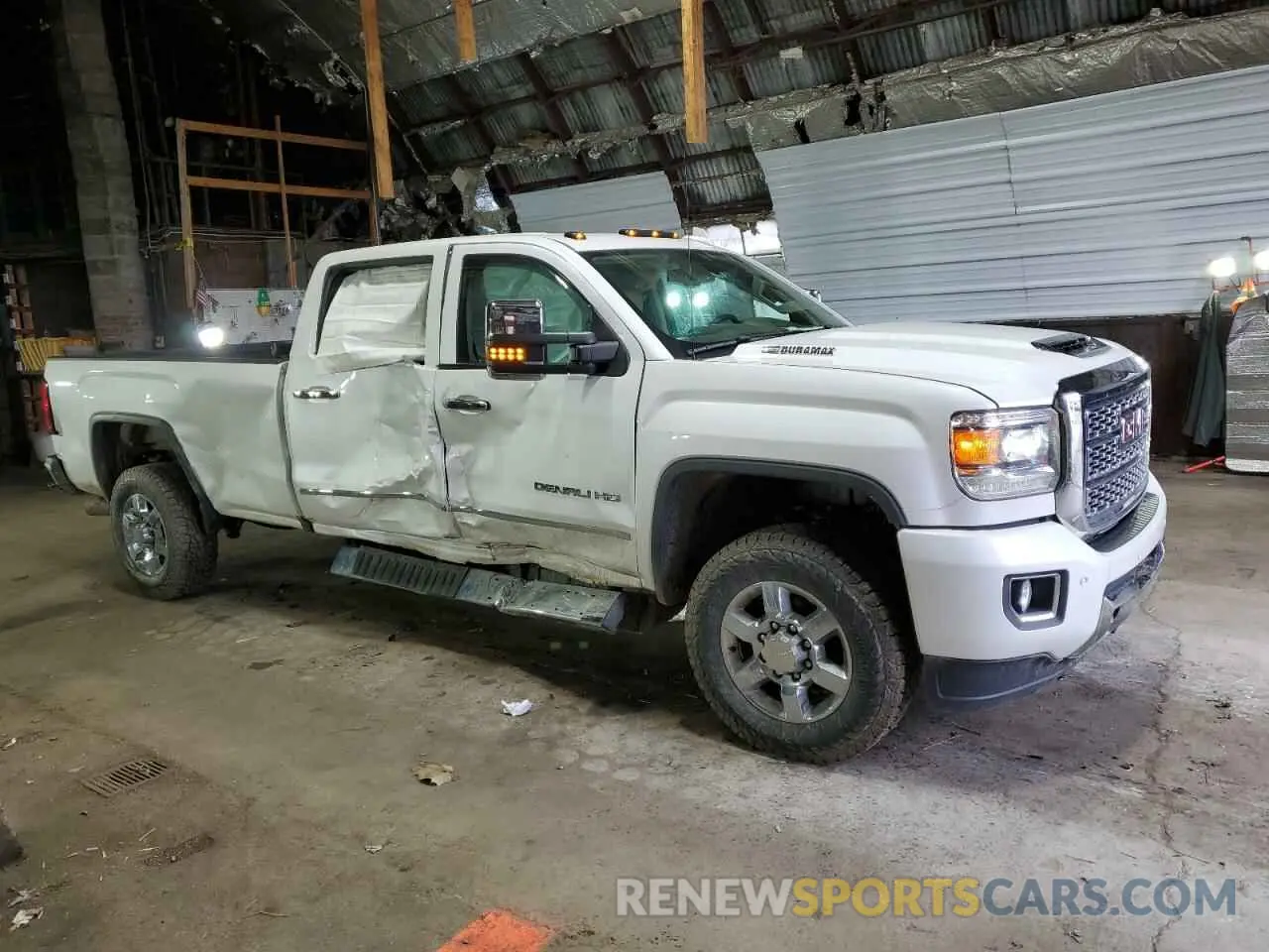 4 fotografías del automóvil dañado 1GT42WEY6KF250694 GMC SIERRA 2019