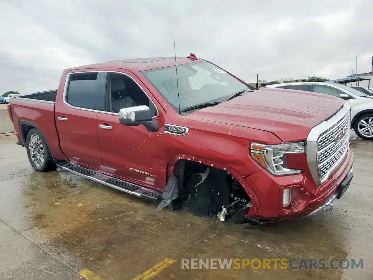 4 fotografías del automóvil dañado 1GTP8FED2KZ110181 GMC SIERRA 2019