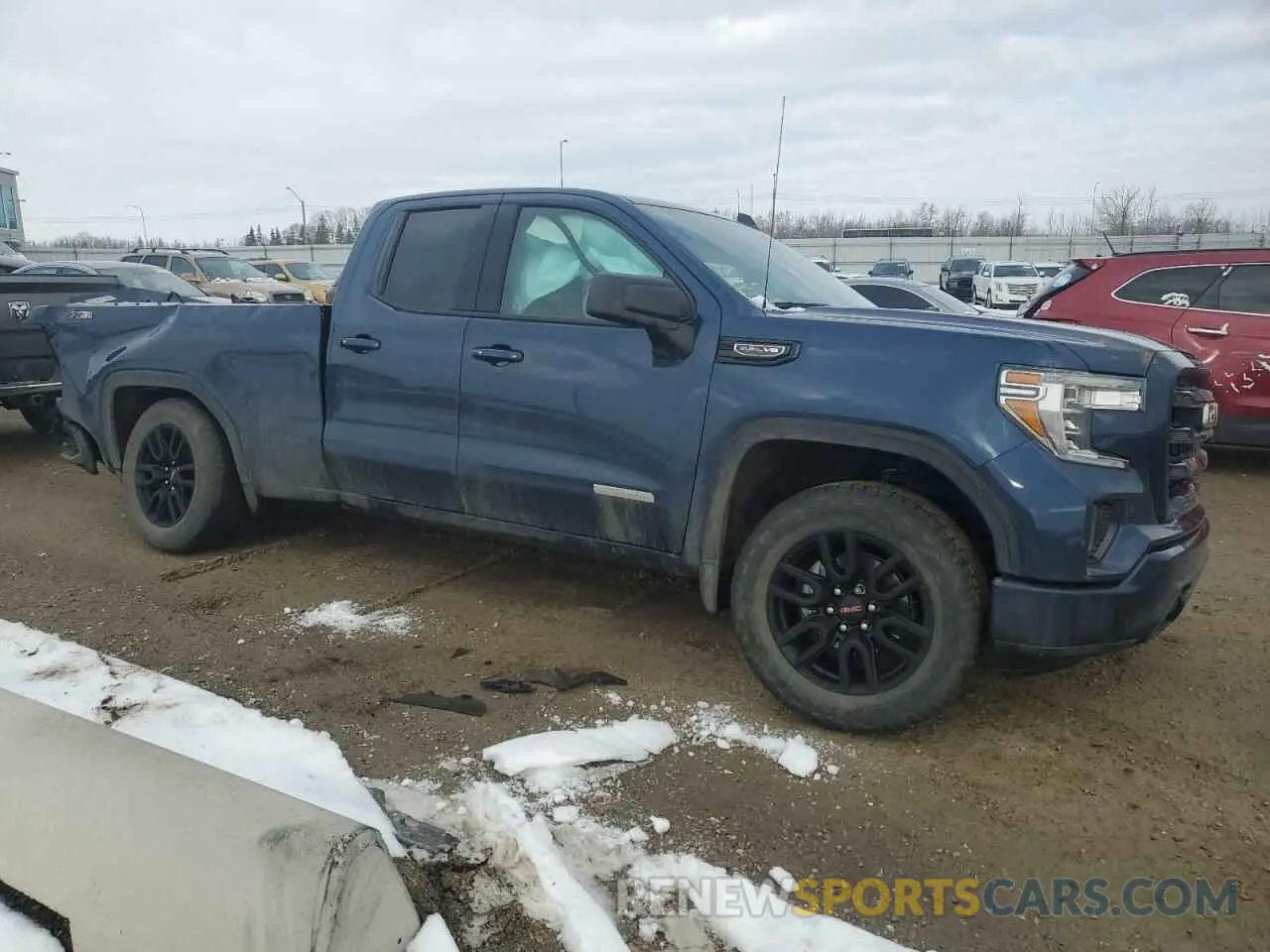 4 fotografías del automóvil dañado 1GTR9CED9KZ359565 GMC SIERRA 2019