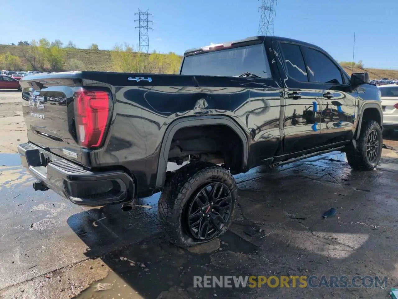 3 fotografías del automóvil dañado 1GTR9CEK3KZ336586 GMC SIERRA 2019