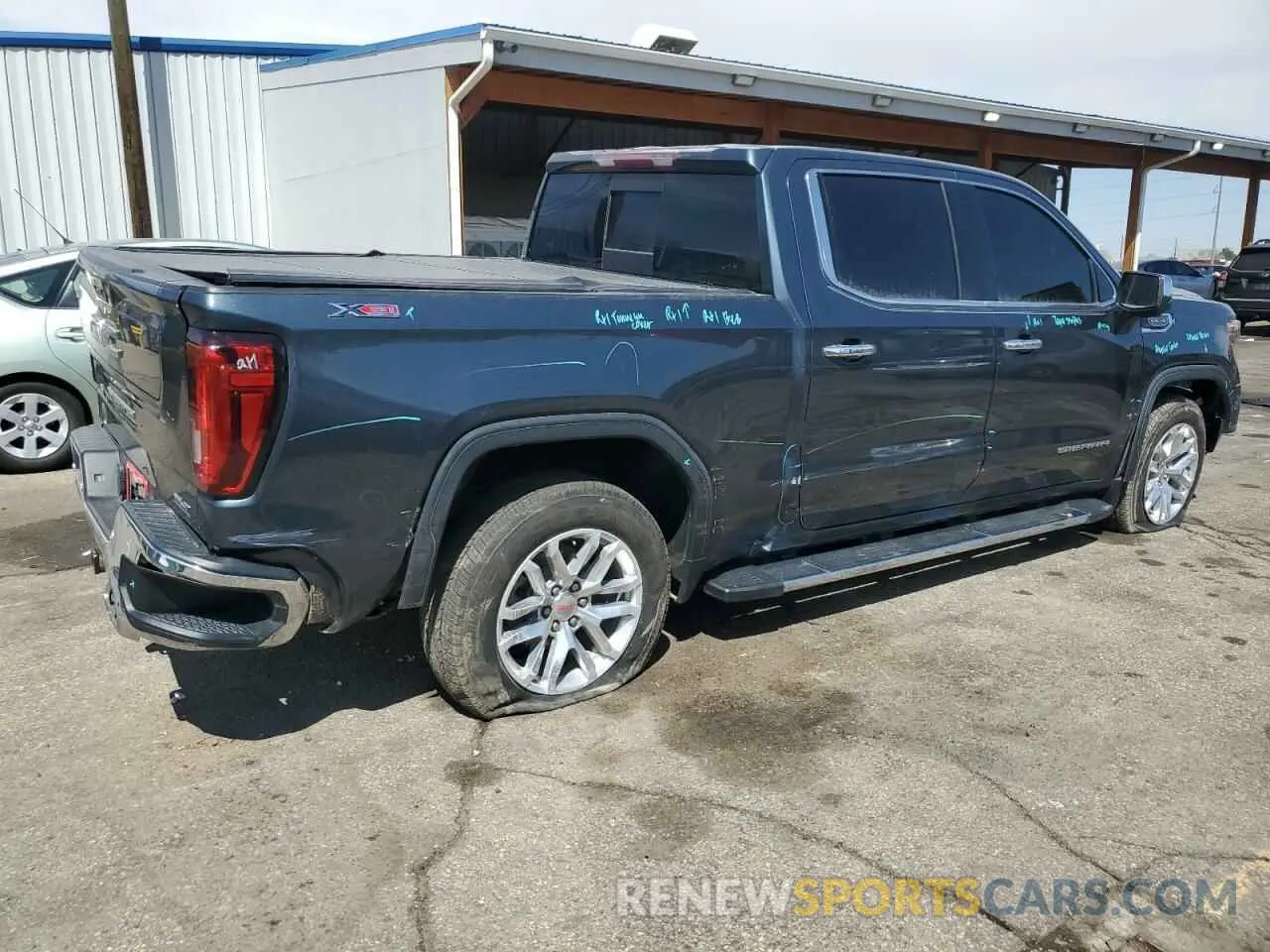 3 fotografías del automóvil dañado 1GTU9DED9KZ140427 GMC SIERRA 2019
