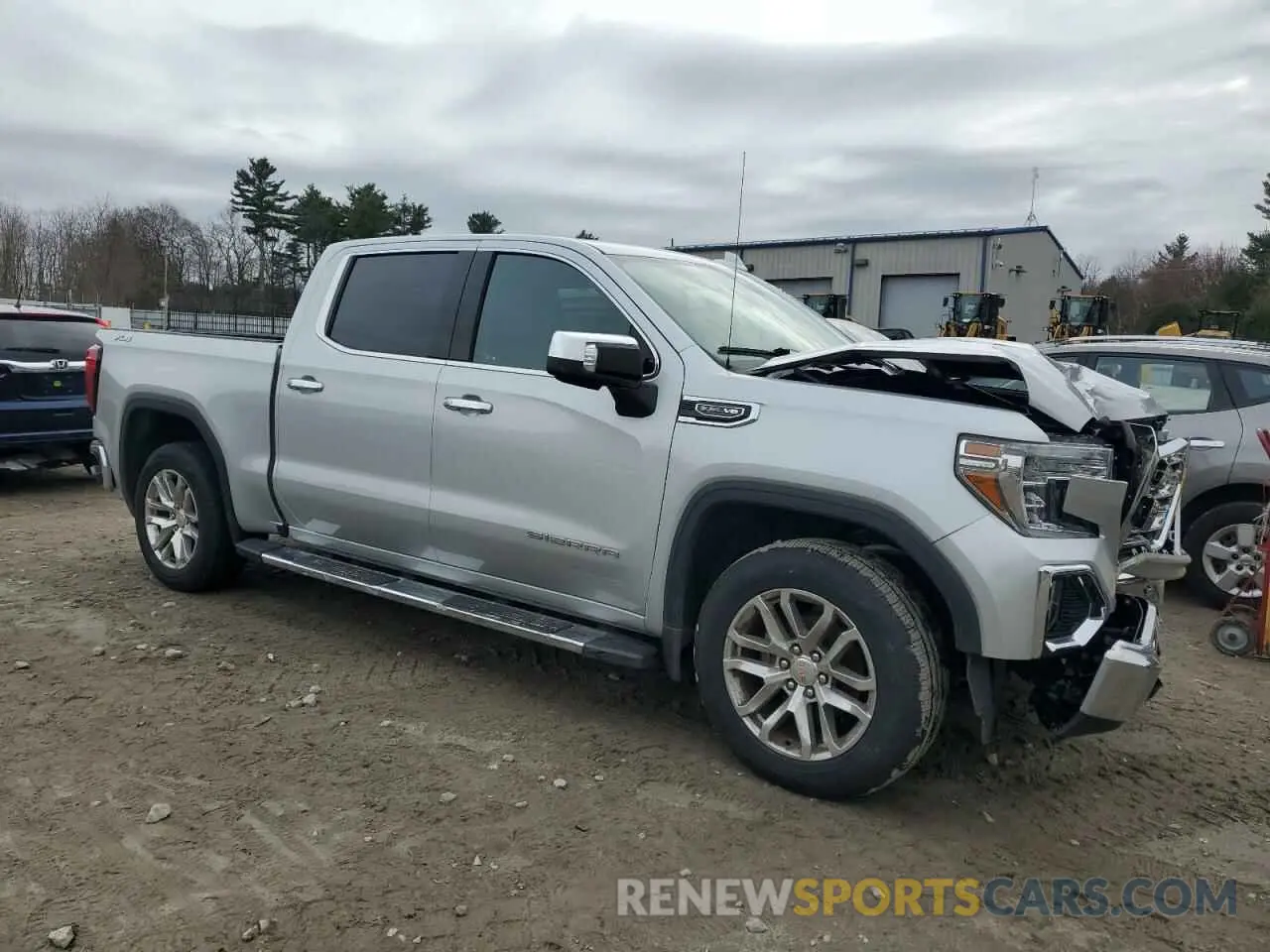 4 fotografías del automóvil dañado 1GTU9DEDXKZ112328 GMC SIERRA 2019
