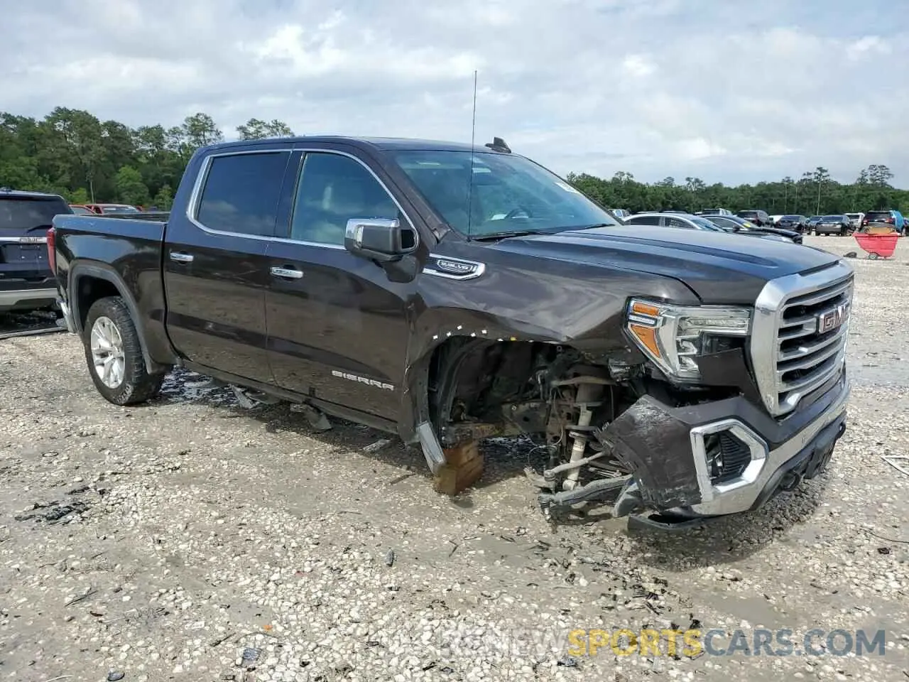 4 fotografías del automóvil dañado 1GTU9DEDXKZ143854 GMC SIERRA 2019