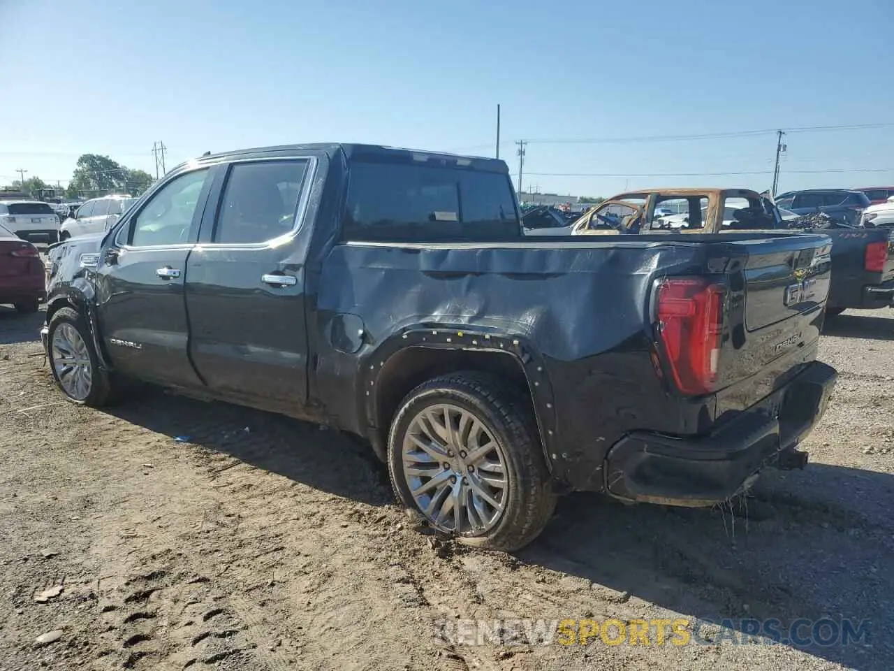 2 fotografías del automóvil dañado 1GTU9FEL0KZ115144 GMC SIERRA 2019